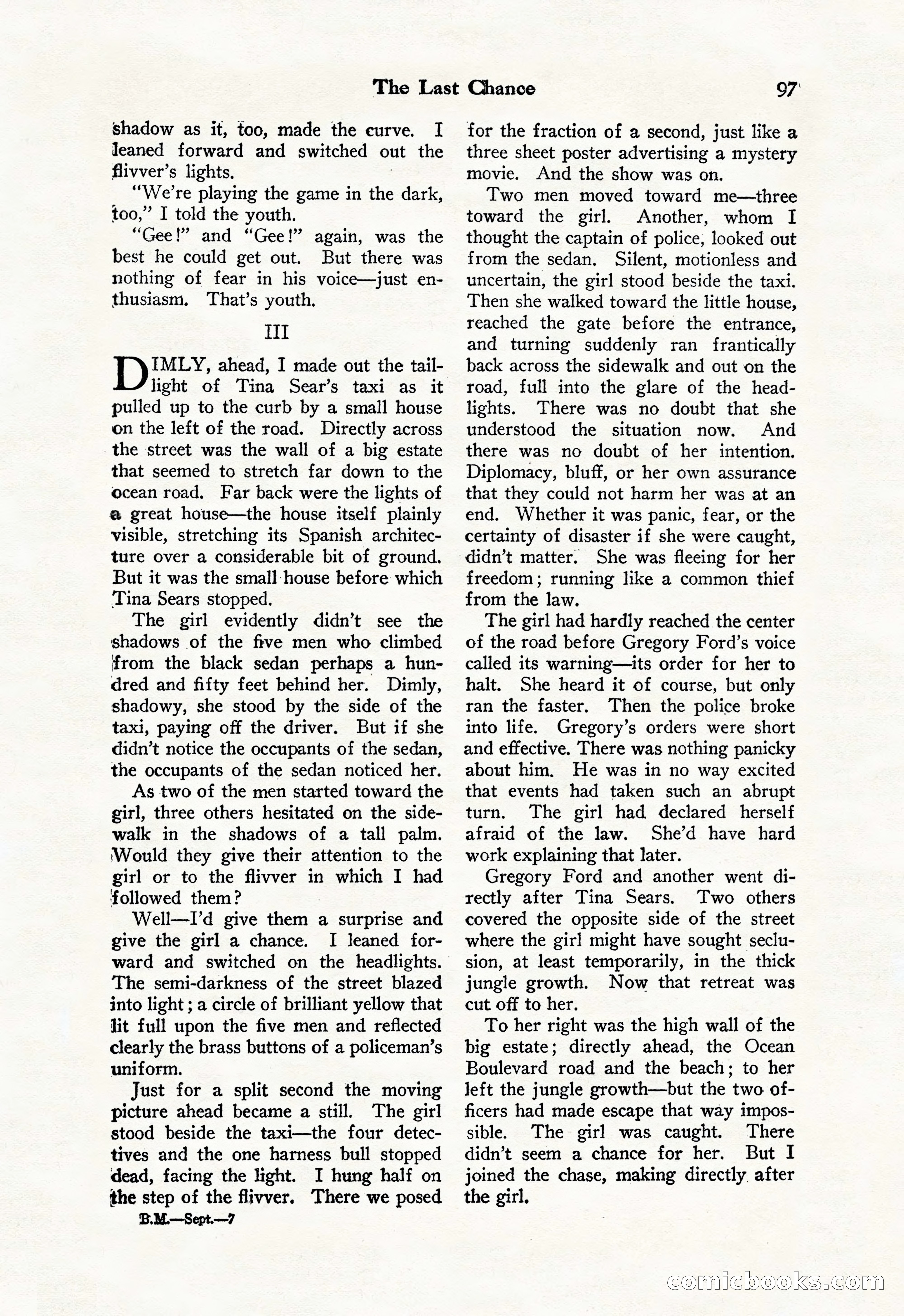 Black Mask, Vol. 11 No. 7 — page 99 of 148