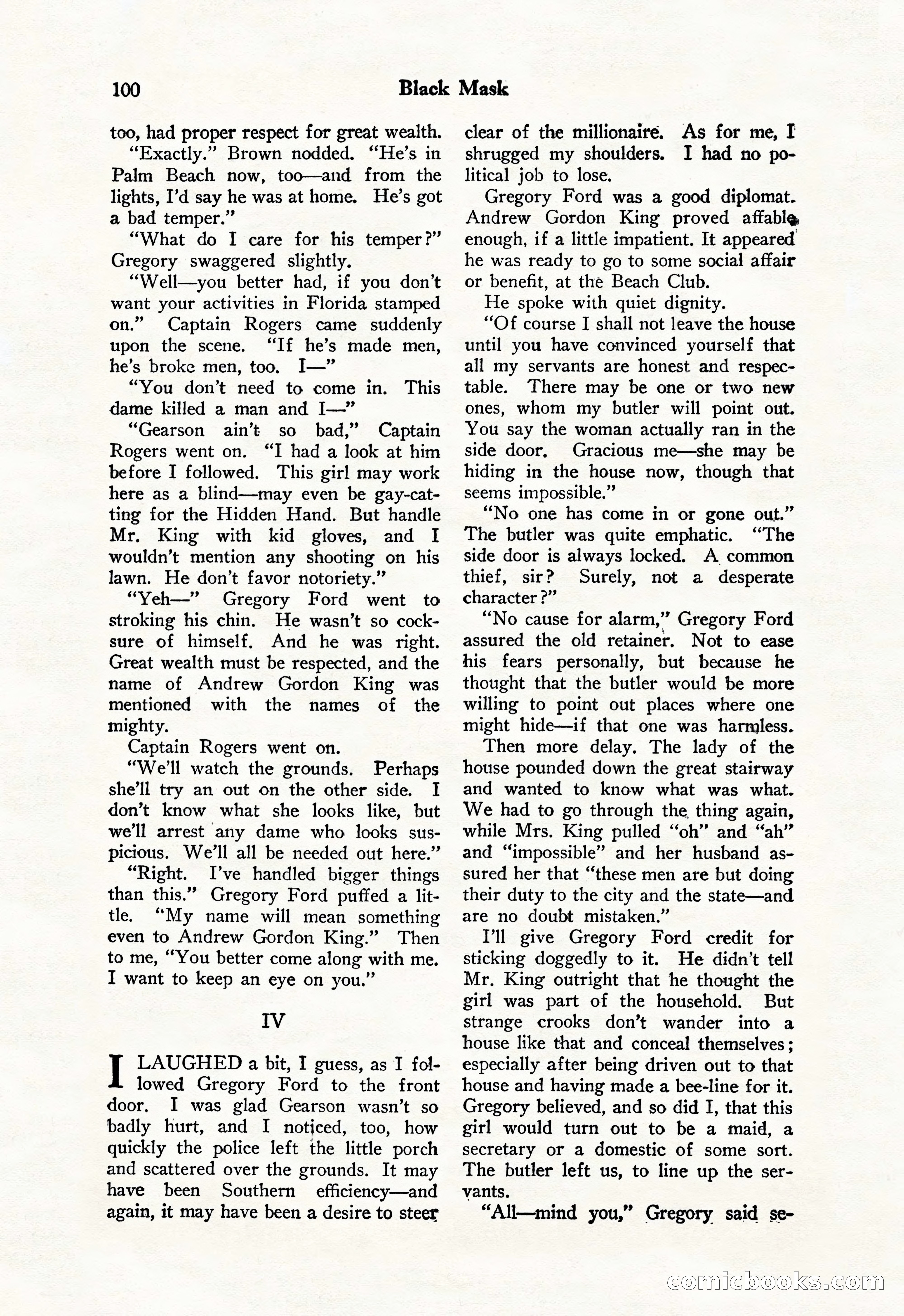 Black Mask, Vol. 11 No. 7 — page 102 of 148