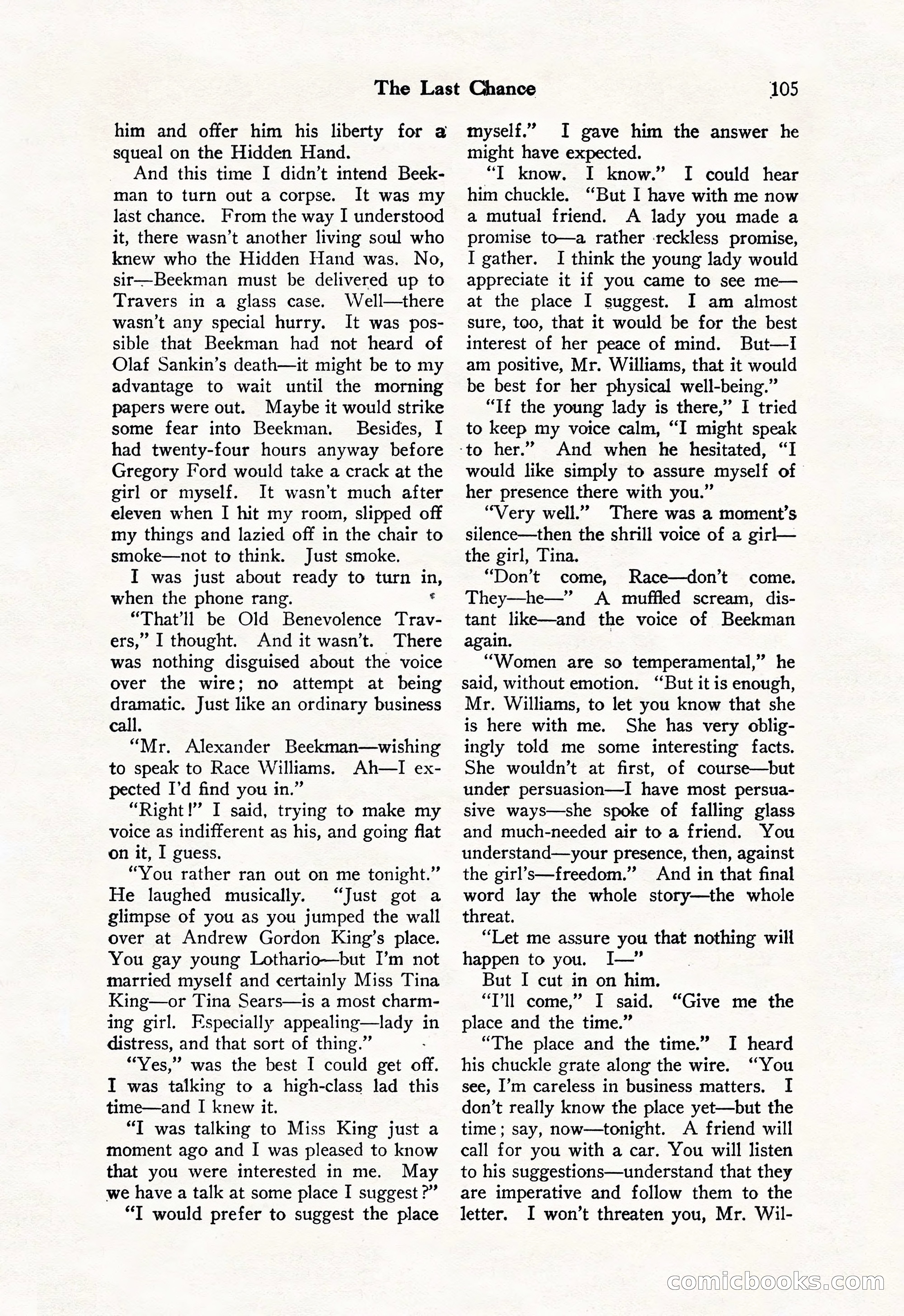 Black Mask, Vol. 11 No. 7 — page 107 of 148