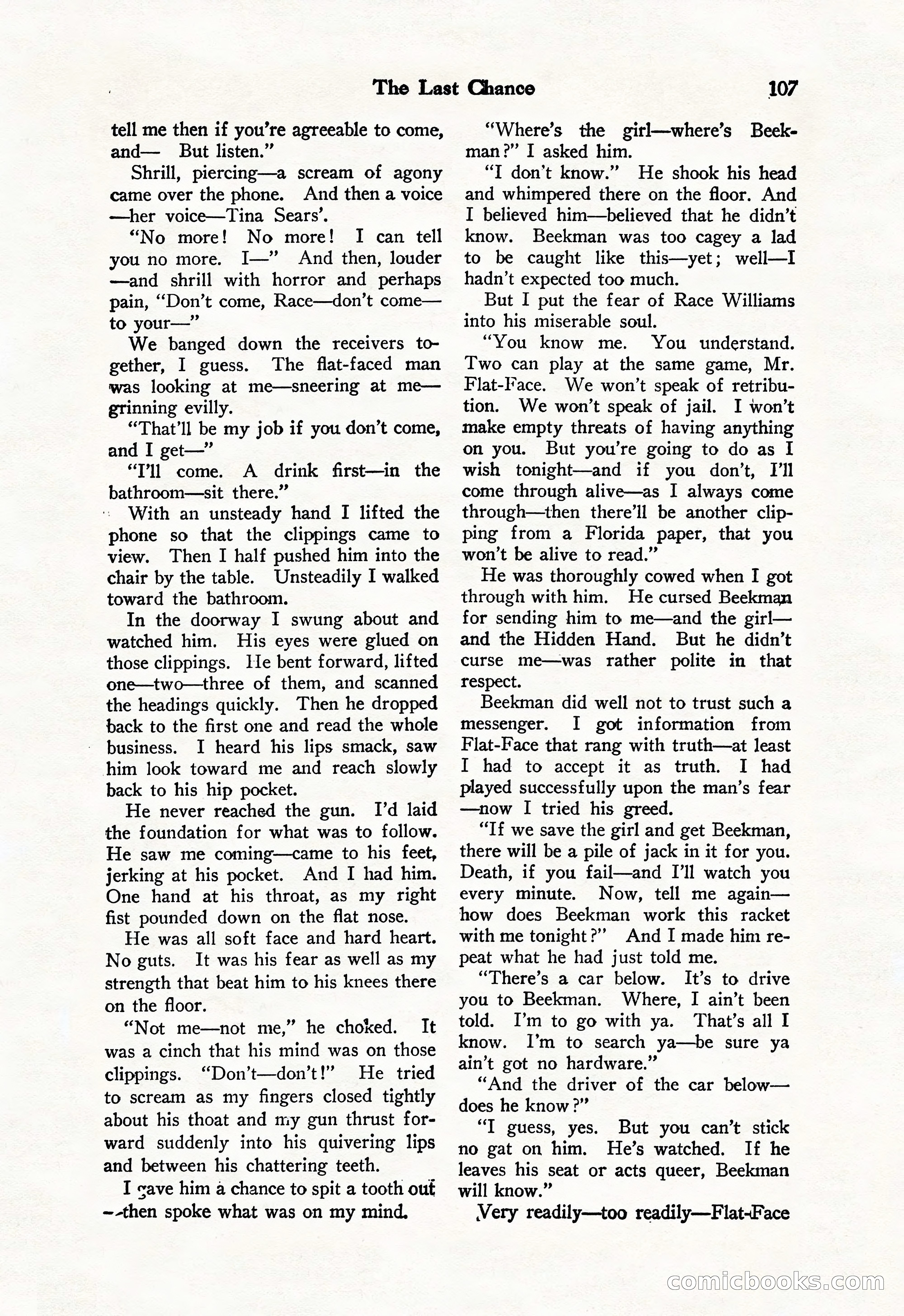 Black Mask, Vol. 11 No. 7 — page 109 of 148