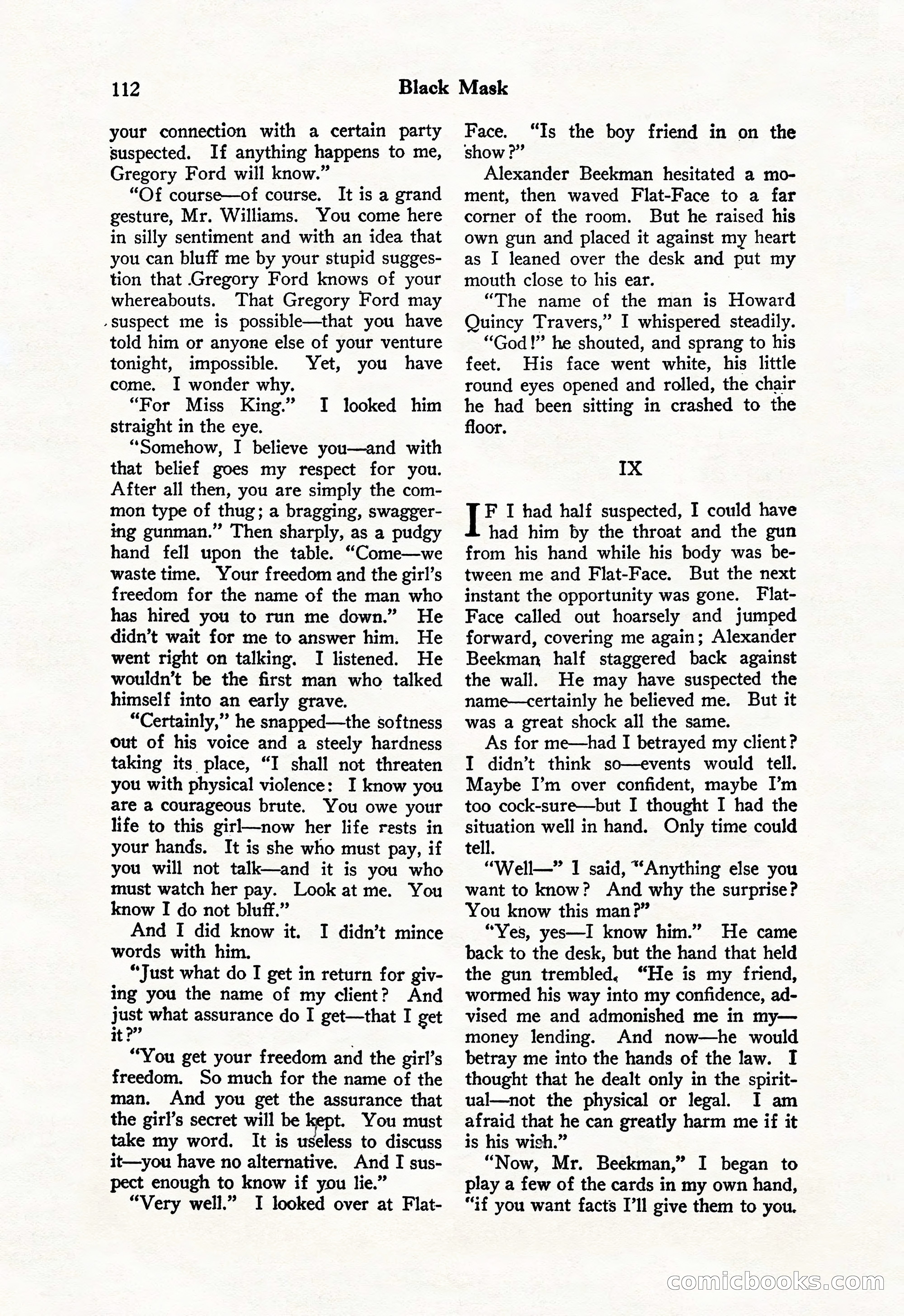 Black Mask, Vol. 11 No. 7 — page 114 of 148