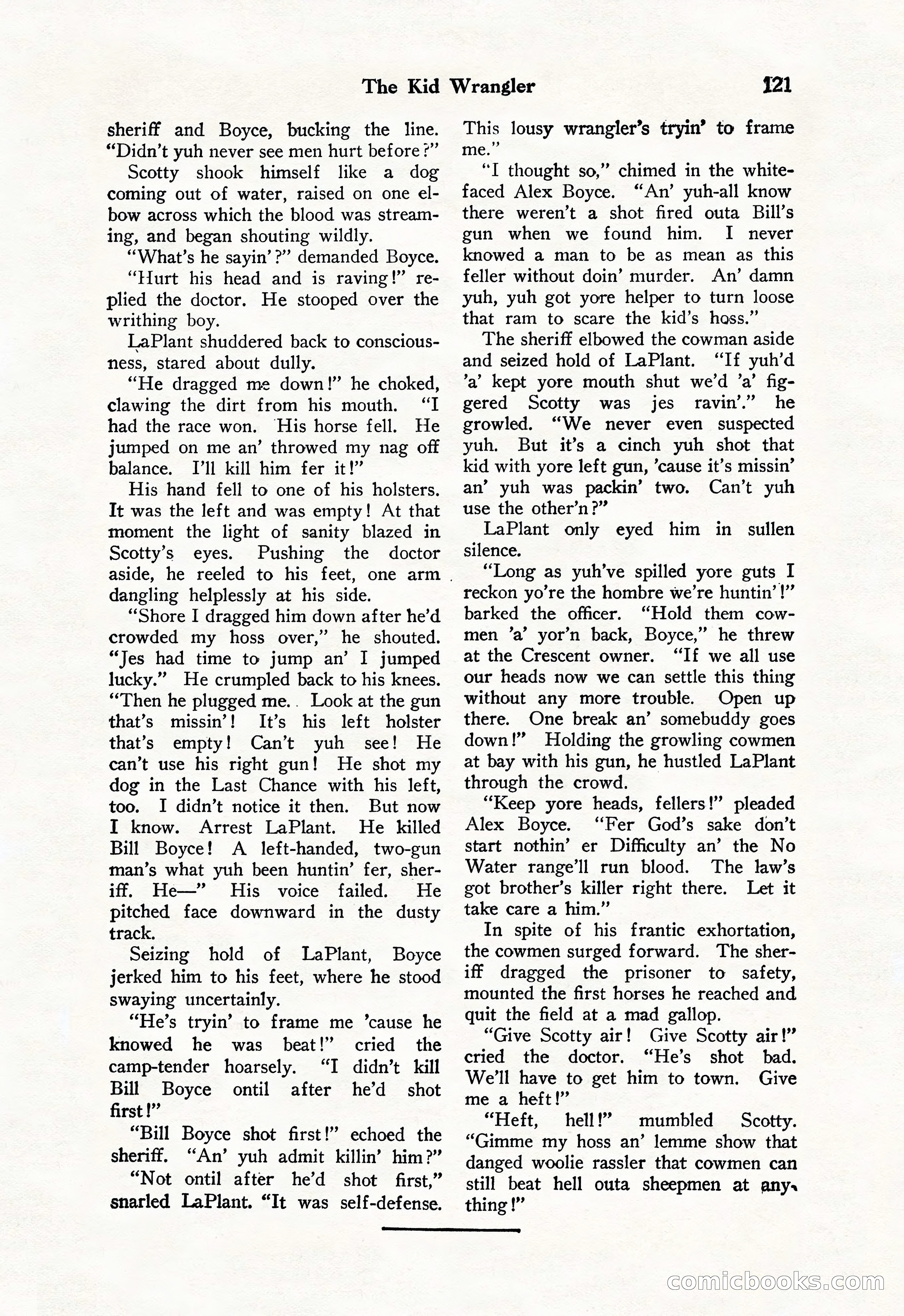 Black Mask, Vol. 11 No. 7 — page 123 of 148