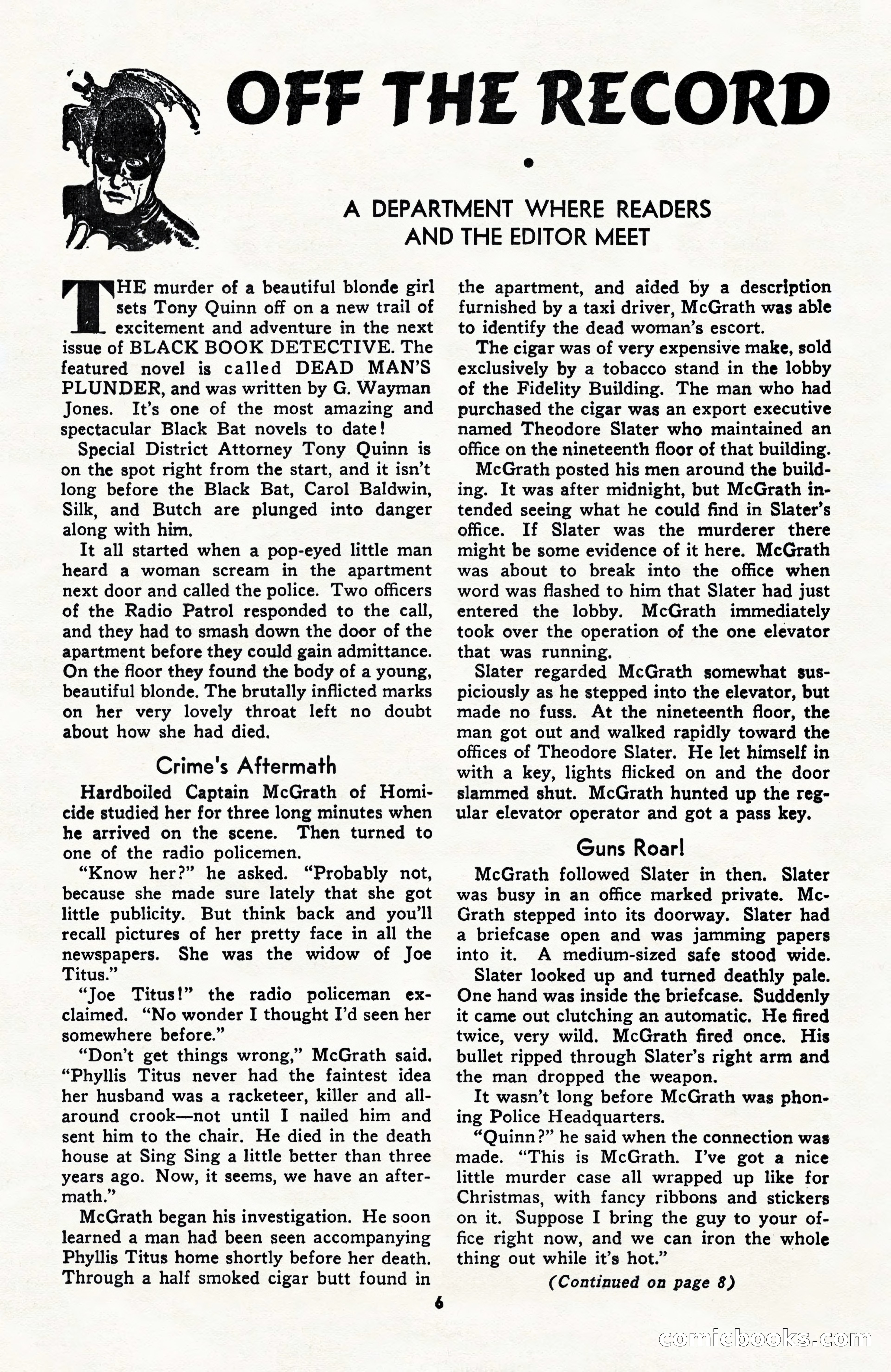 Black Book Detective, June 1947 — page 6 of 116