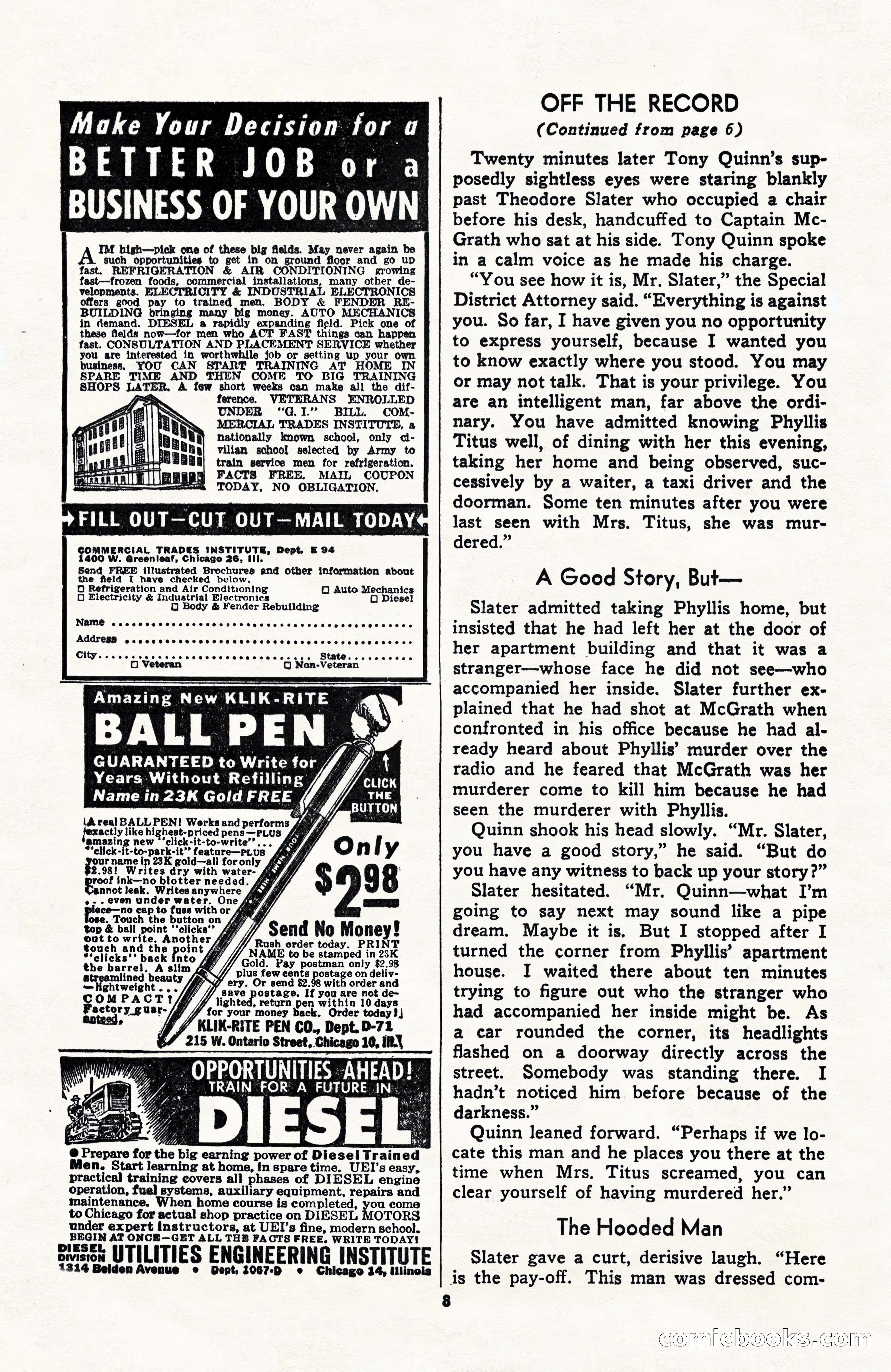 Black Book Detective, June 1947 — page 8 of 116