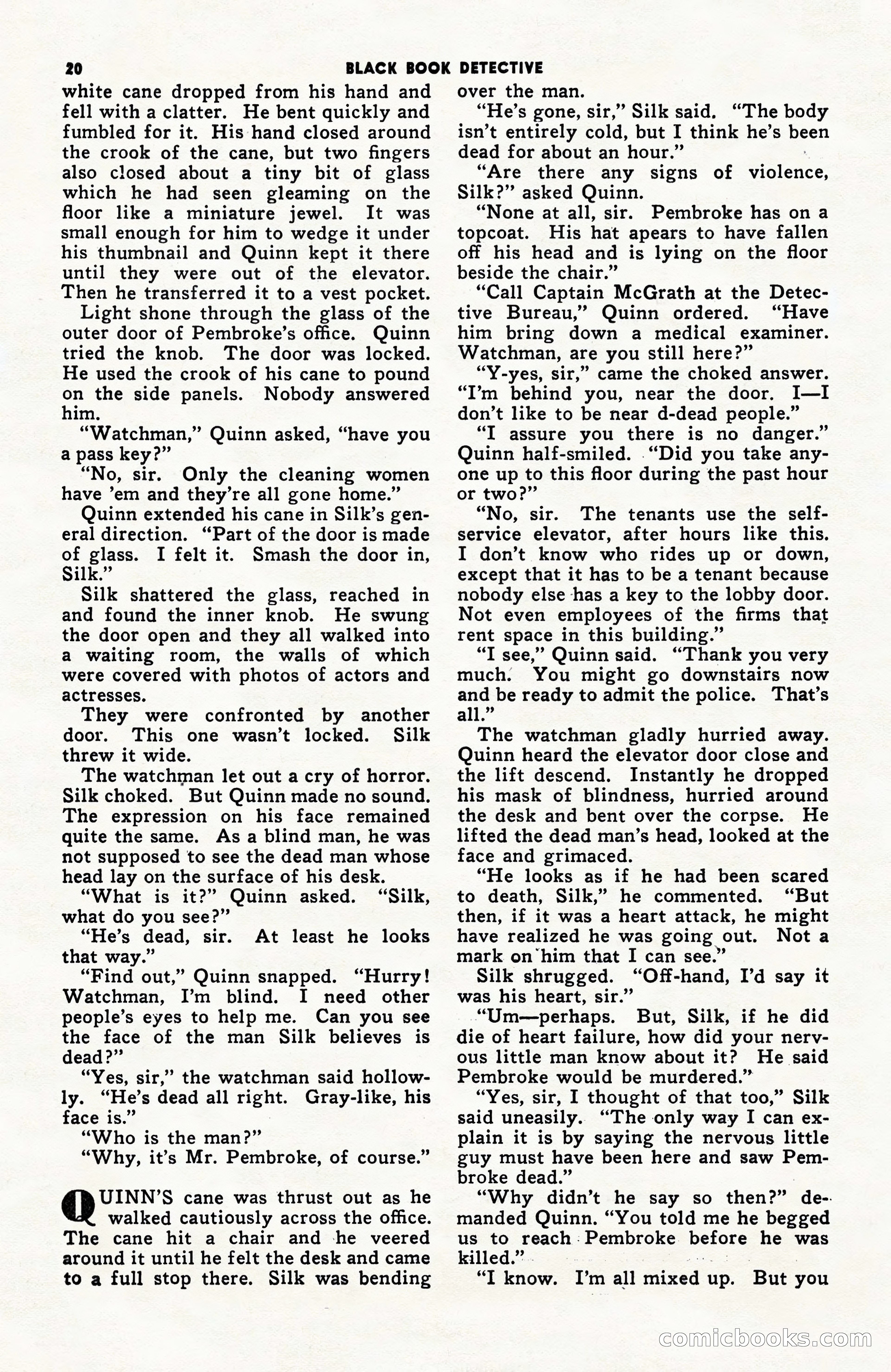 Black Book Detective, June 1947 — page 20 of 116