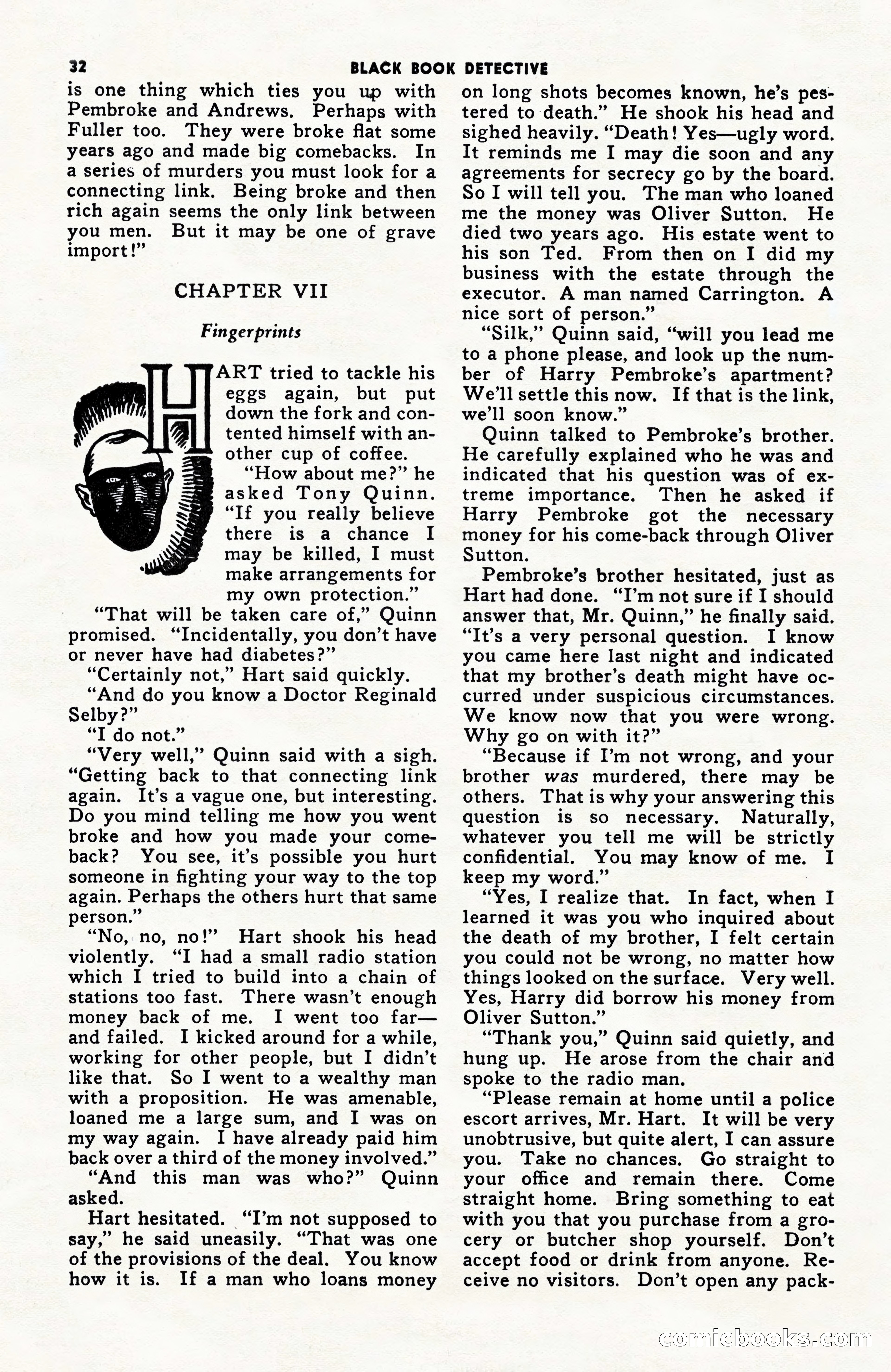 Black Book Detective, June 1947 — page 32 of 116