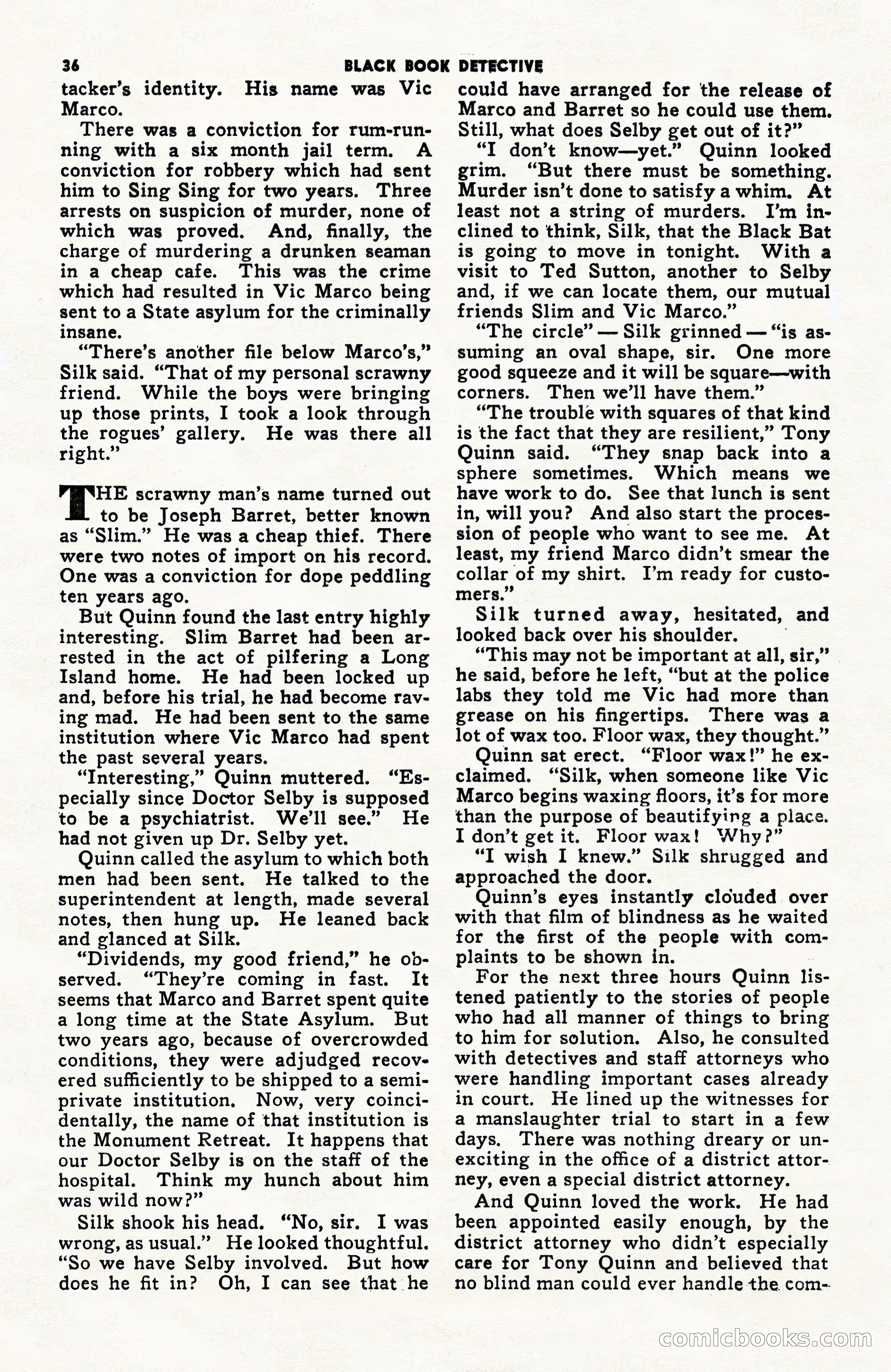 Black Book Detective, June 1947 — page 36 of 116