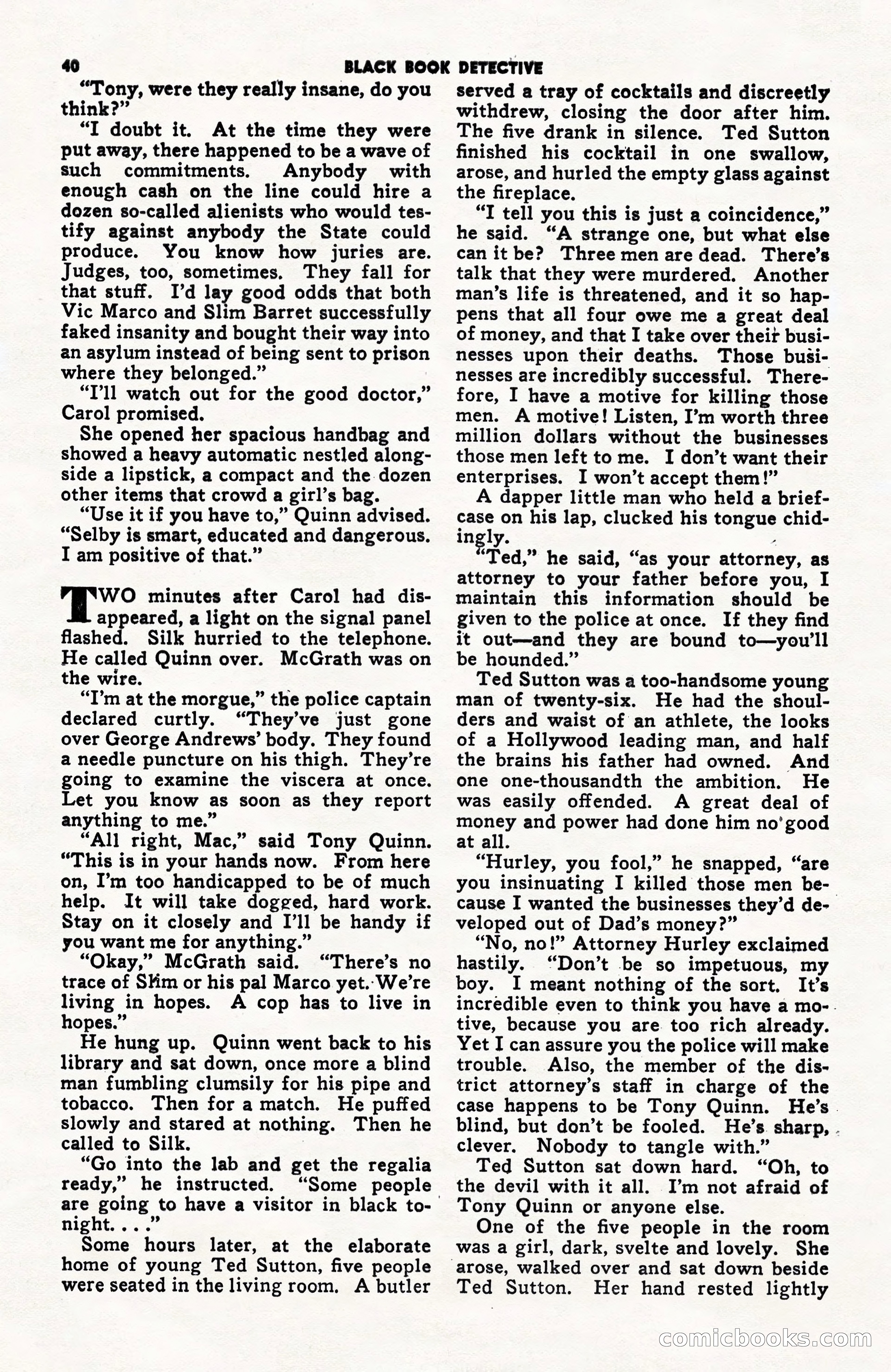 Black Book Detective, June 1947 — page 40 of 116