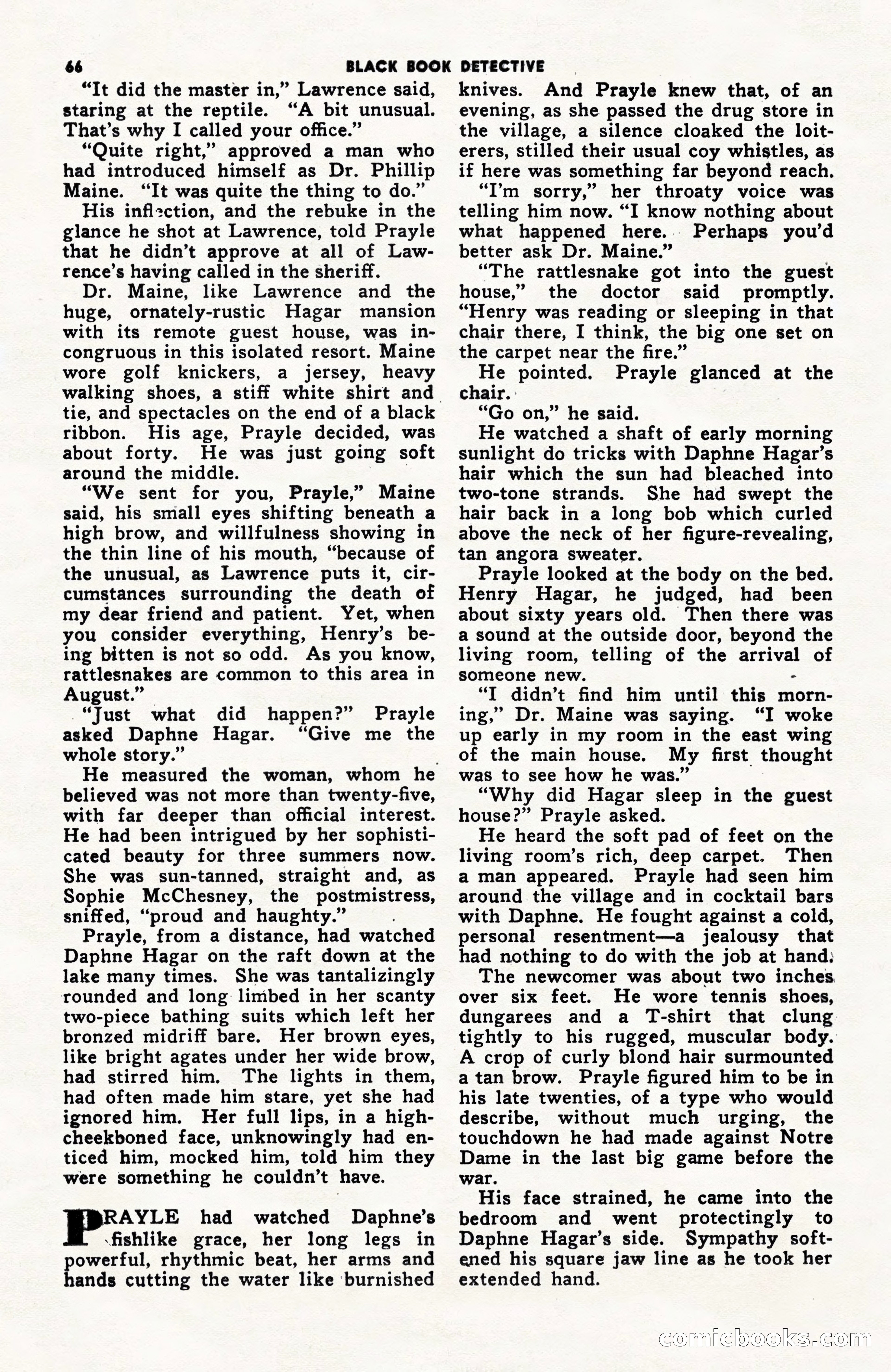 Black Book Detective, June 1947 — page 66 of 116