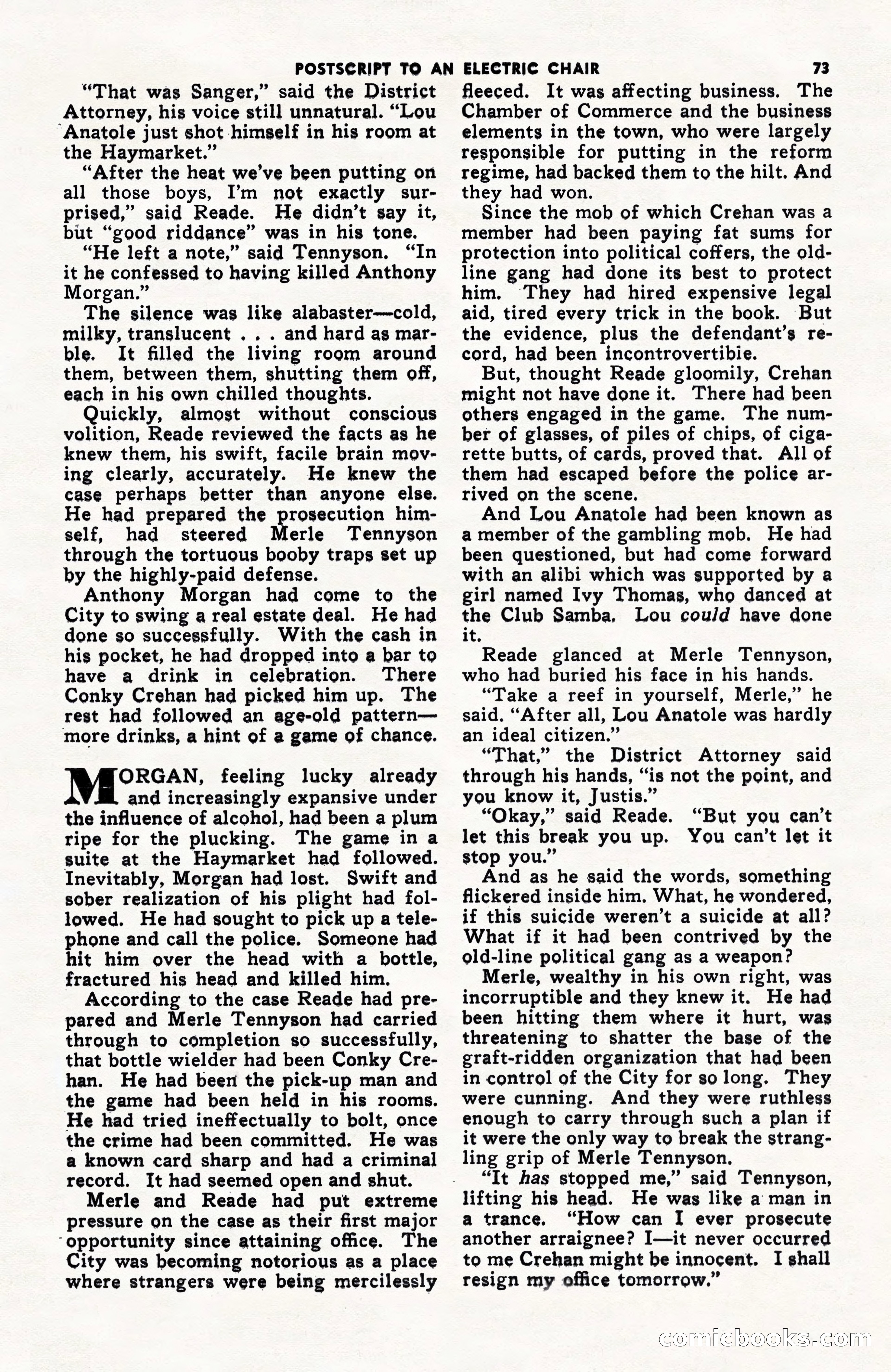 Black Book Detective, June 1947 — page 73 of 116