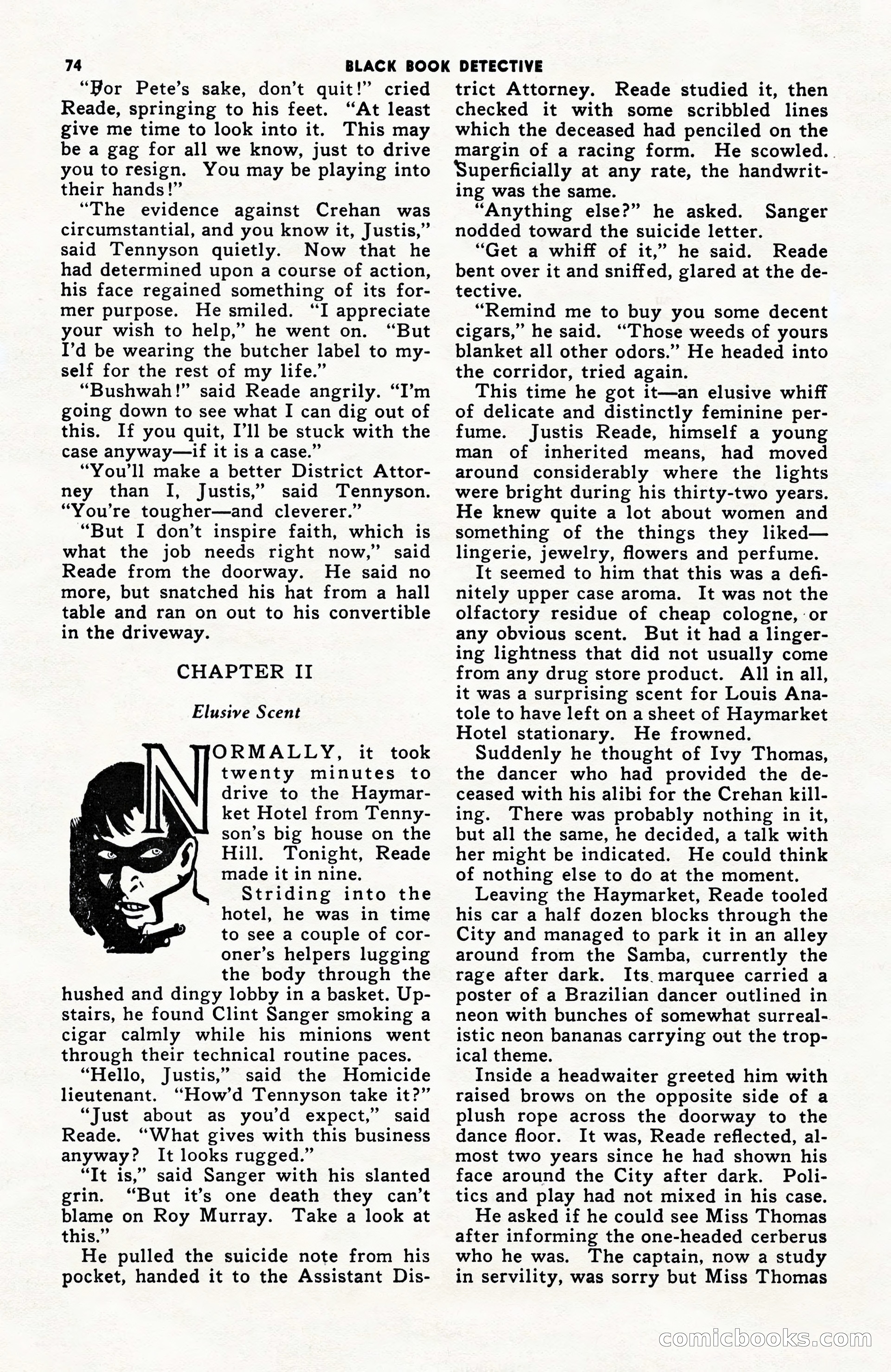 Black Book Detective, June 1947 — page 74 of 116