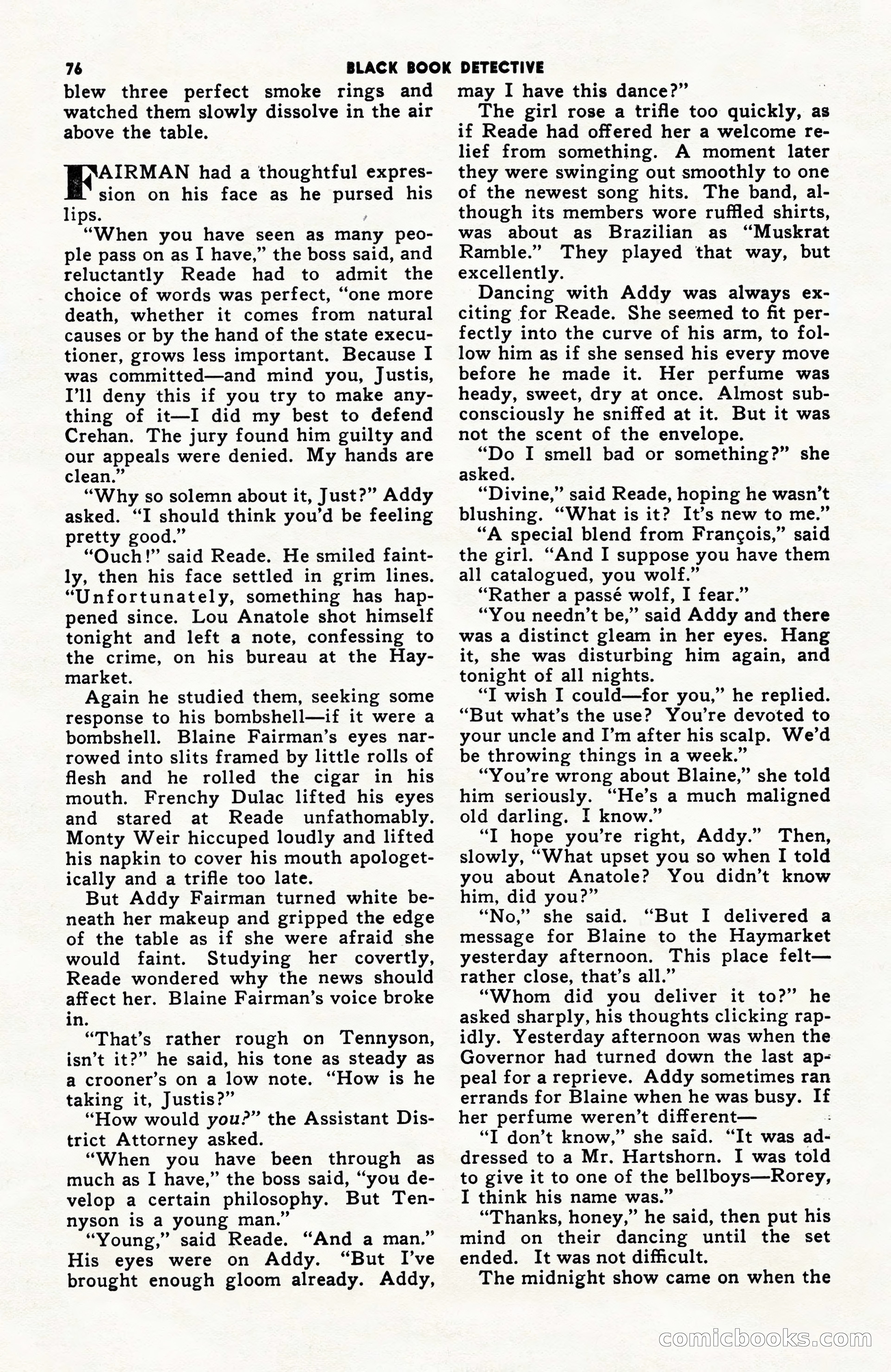 Black Book Detective, June 1947 — page 76 of 116