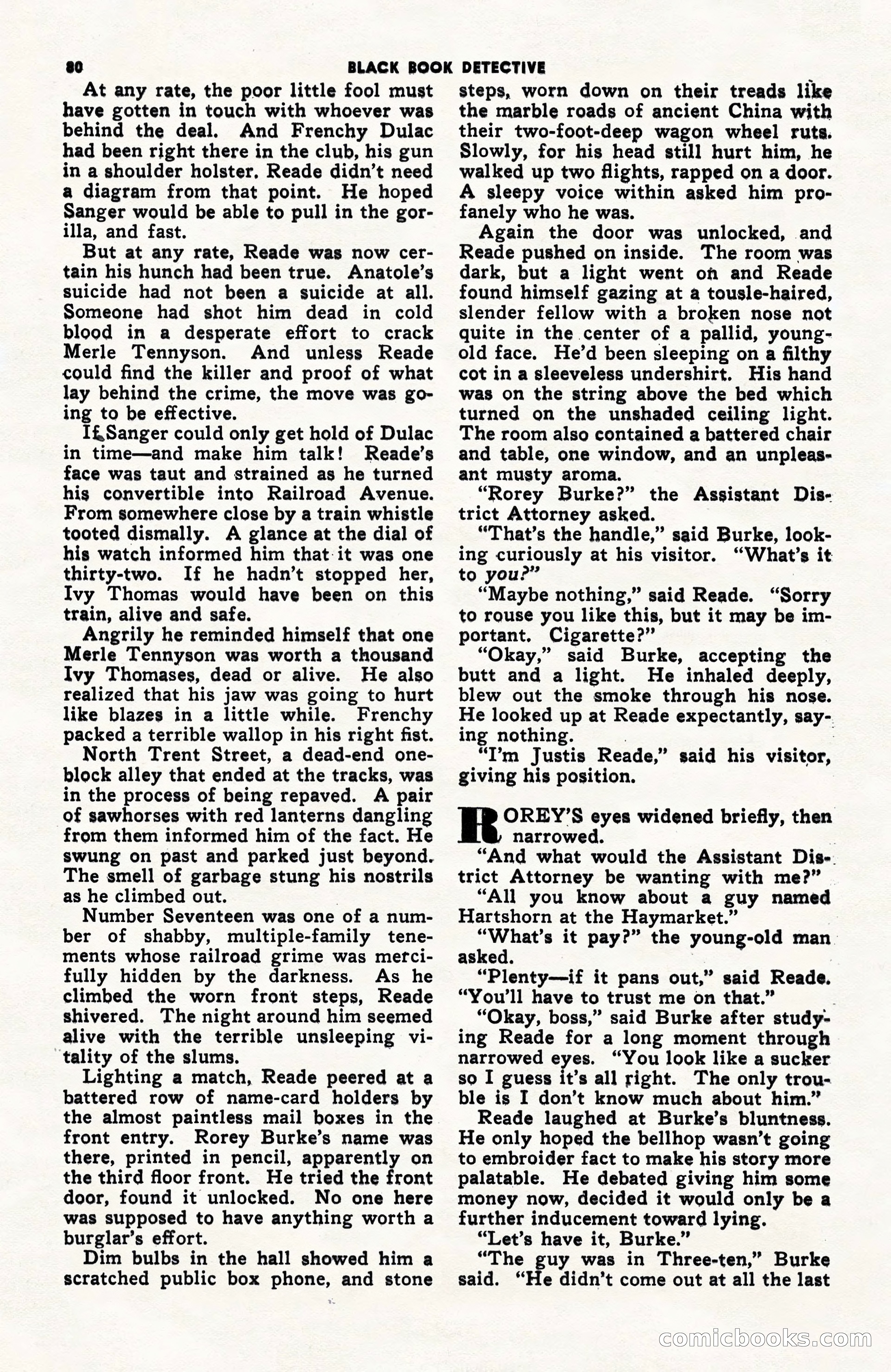 Black Book Detective, June 1947 — page 80 of 116