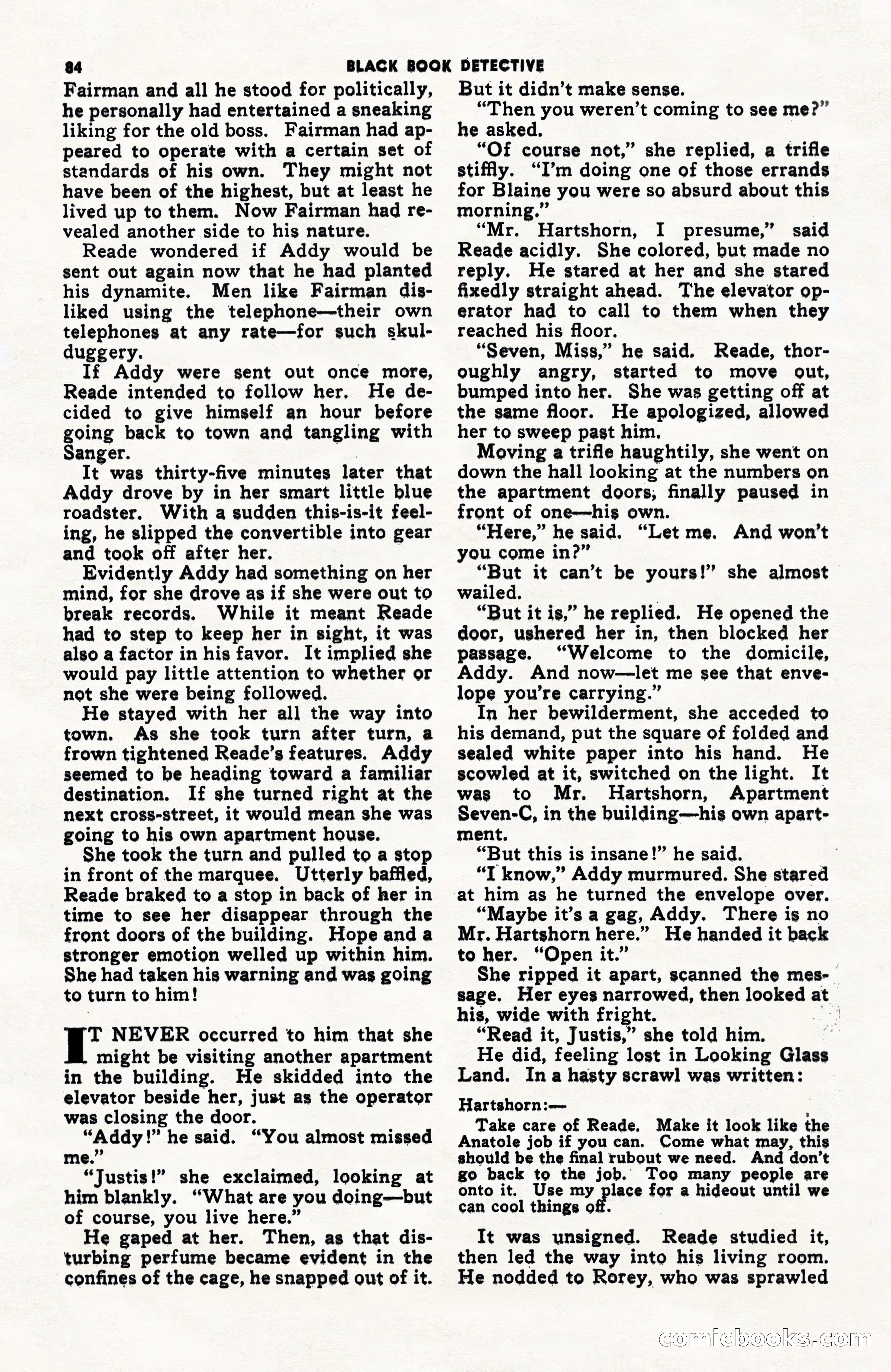 Black Book Detective, June 1947 — page 84 of 116