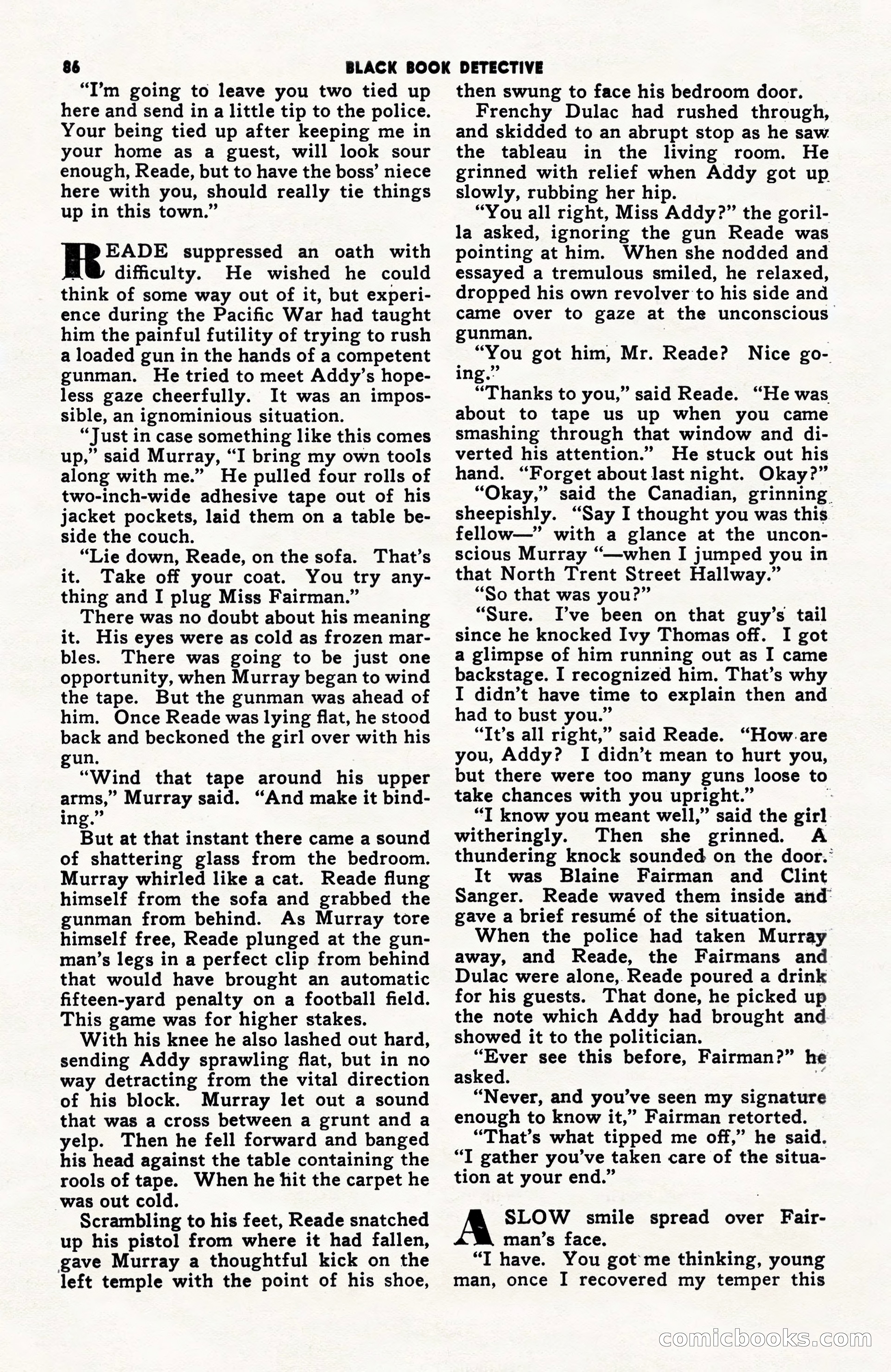Black Book Detective, June 1947 — page 86 of 116