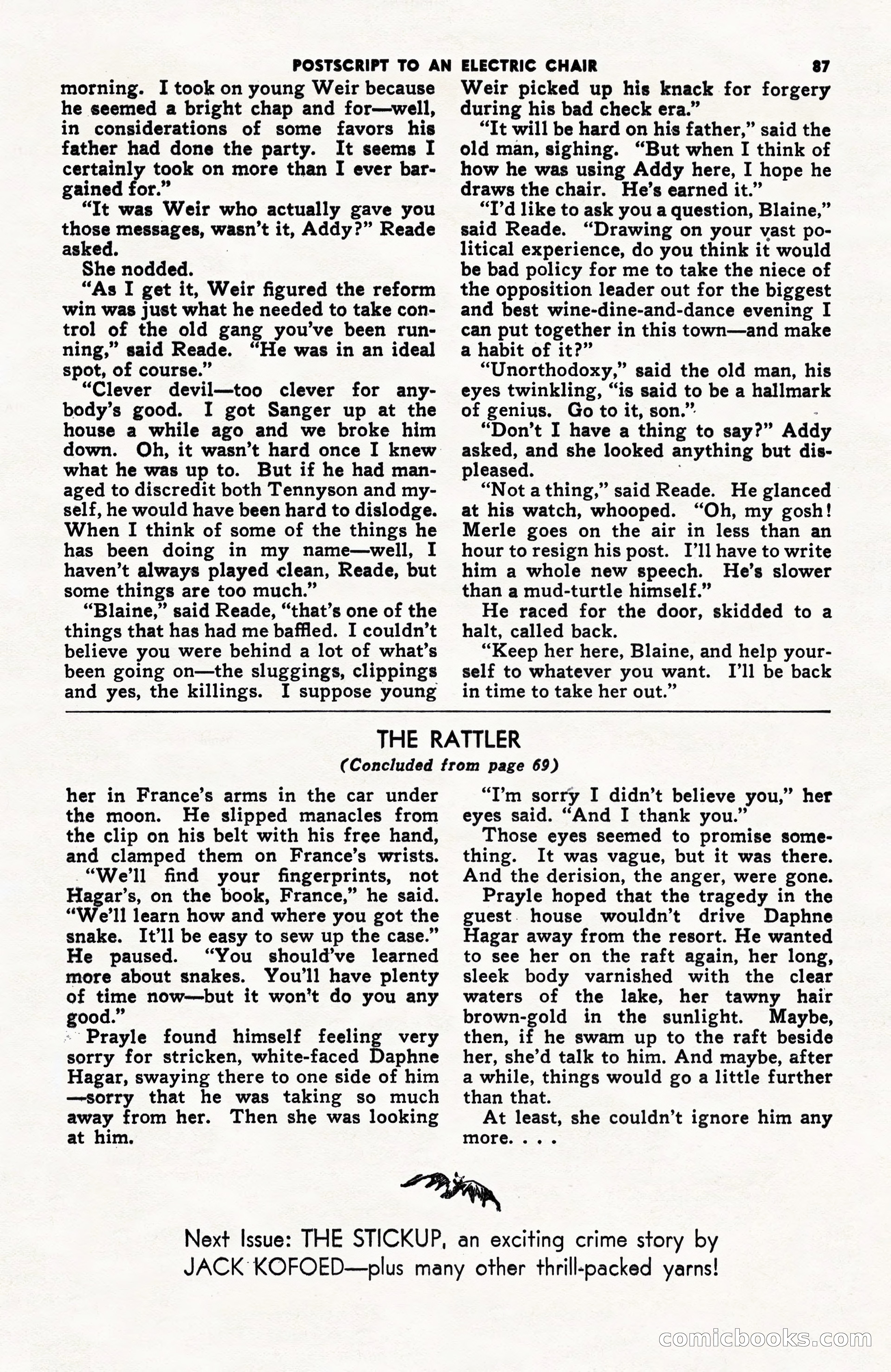 Black Book Detective, June 1947 — page 87 of 116