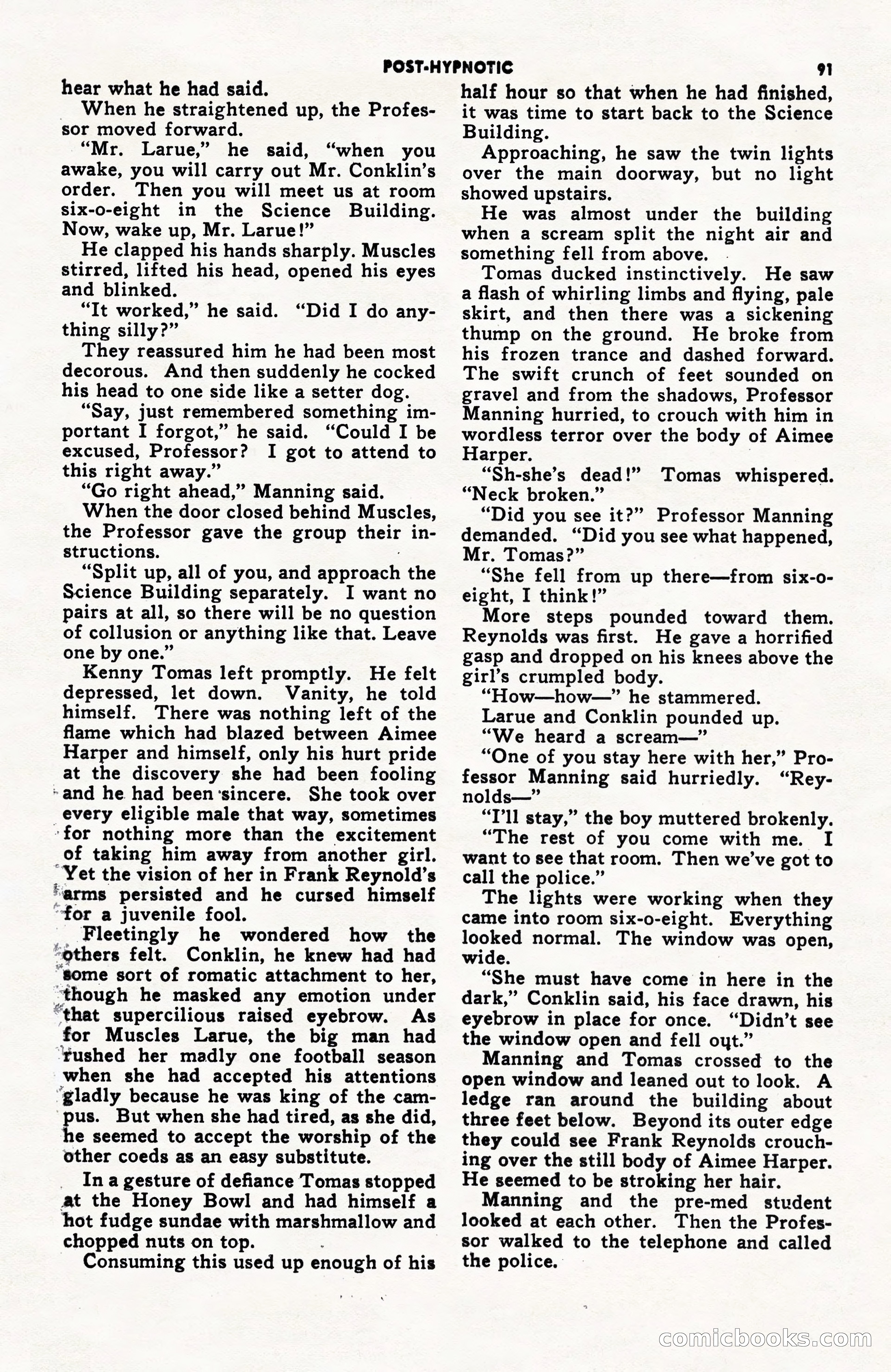 Black Book Detective, June 1947 — page 91 of 116