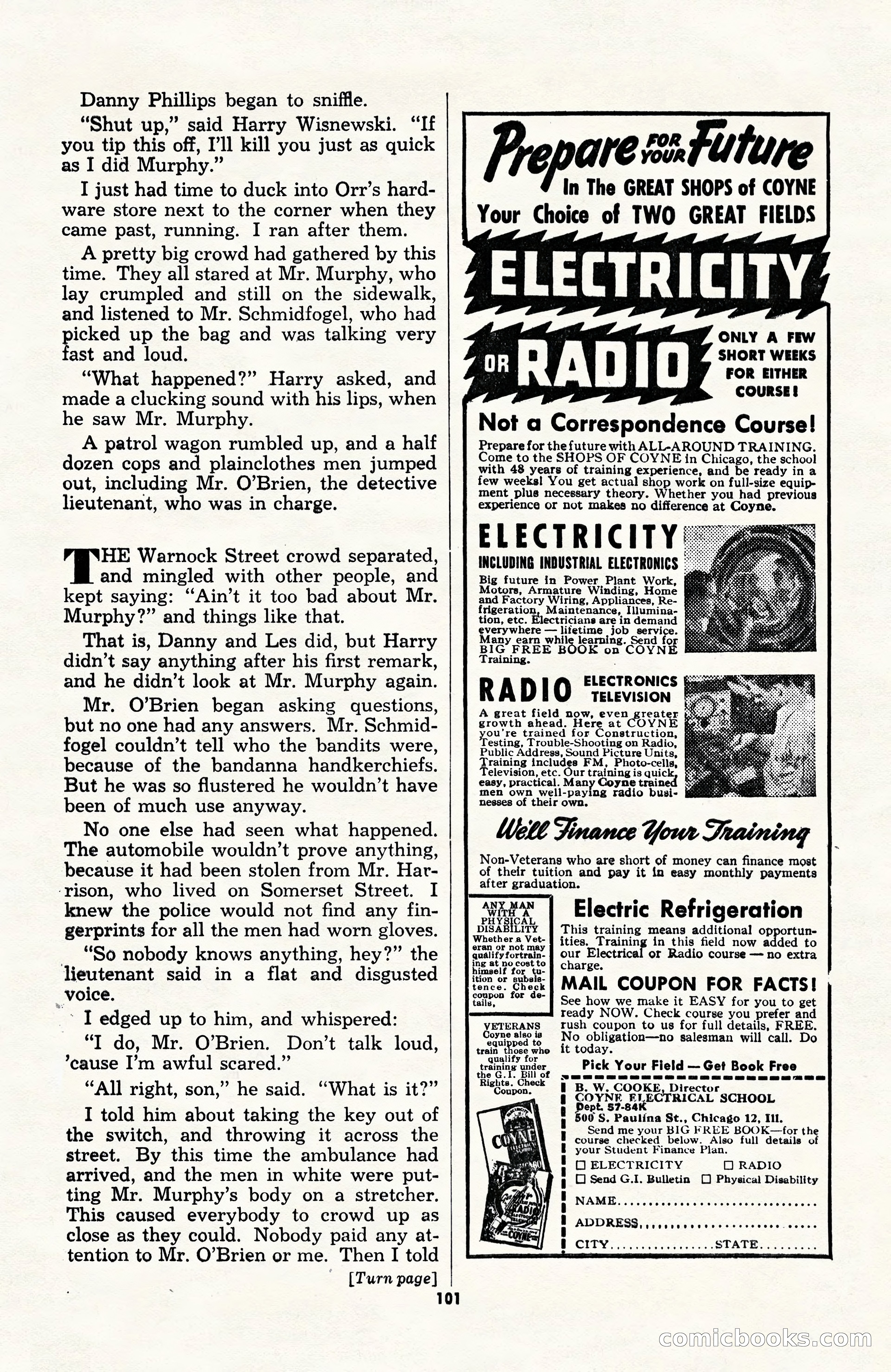 Black Book Detective, June 1947 — page 101 of 116