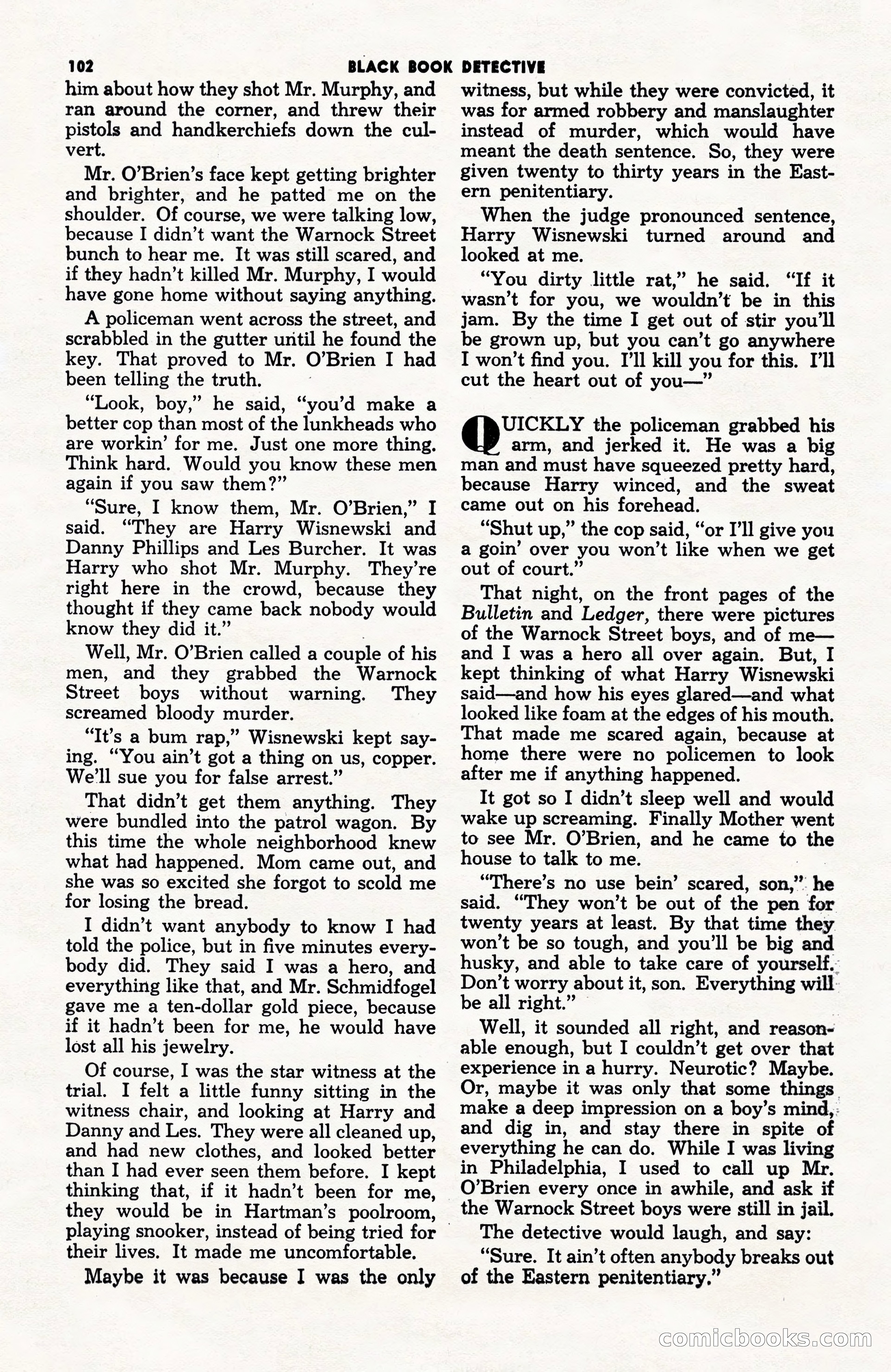 Black Book Detective, June 1947 — page 102 of 116