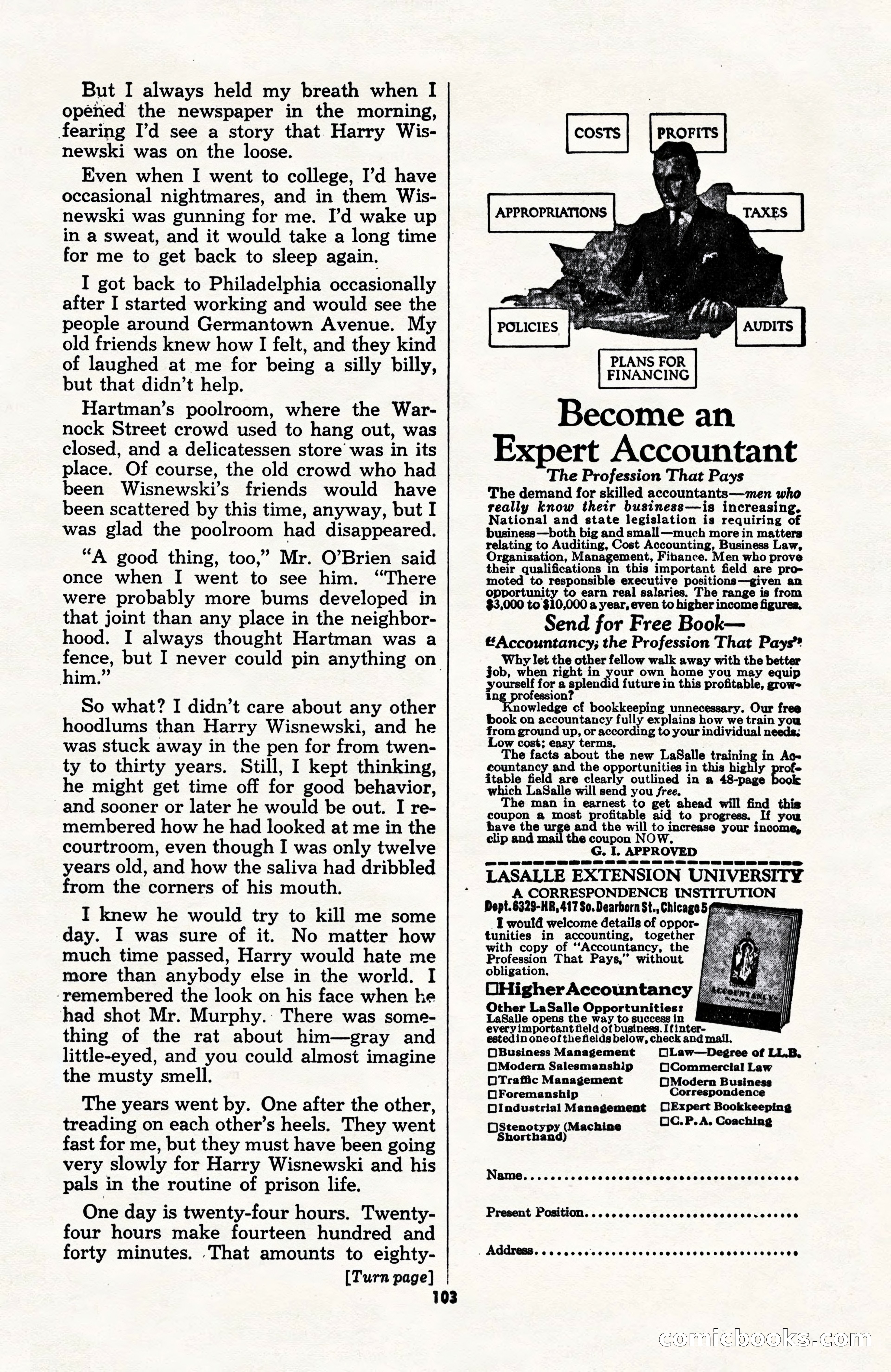 Black Book Detective, June 1947 — page 103 of 116