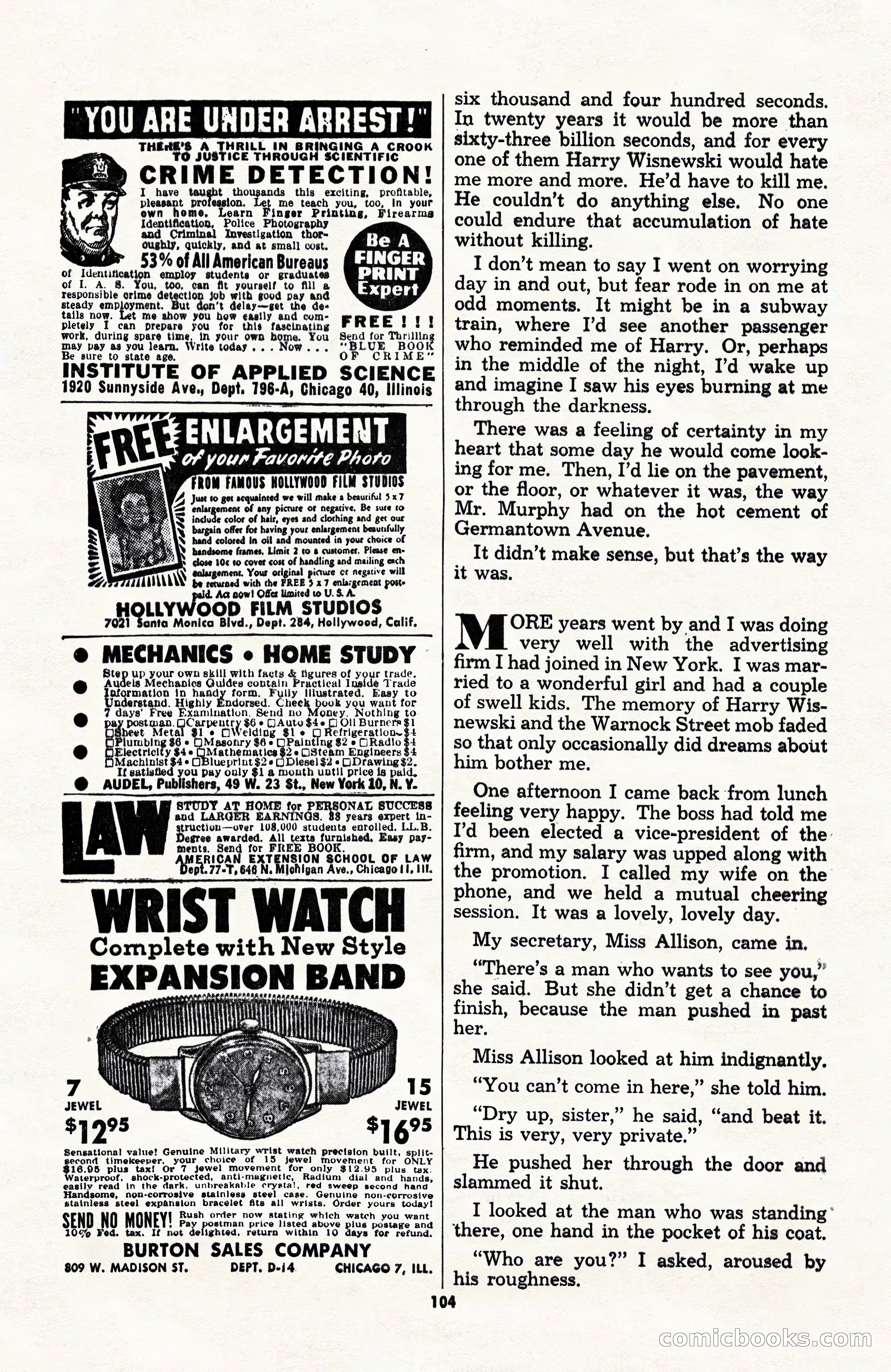 Black Book Detective, June 1947 — page 104 of 116