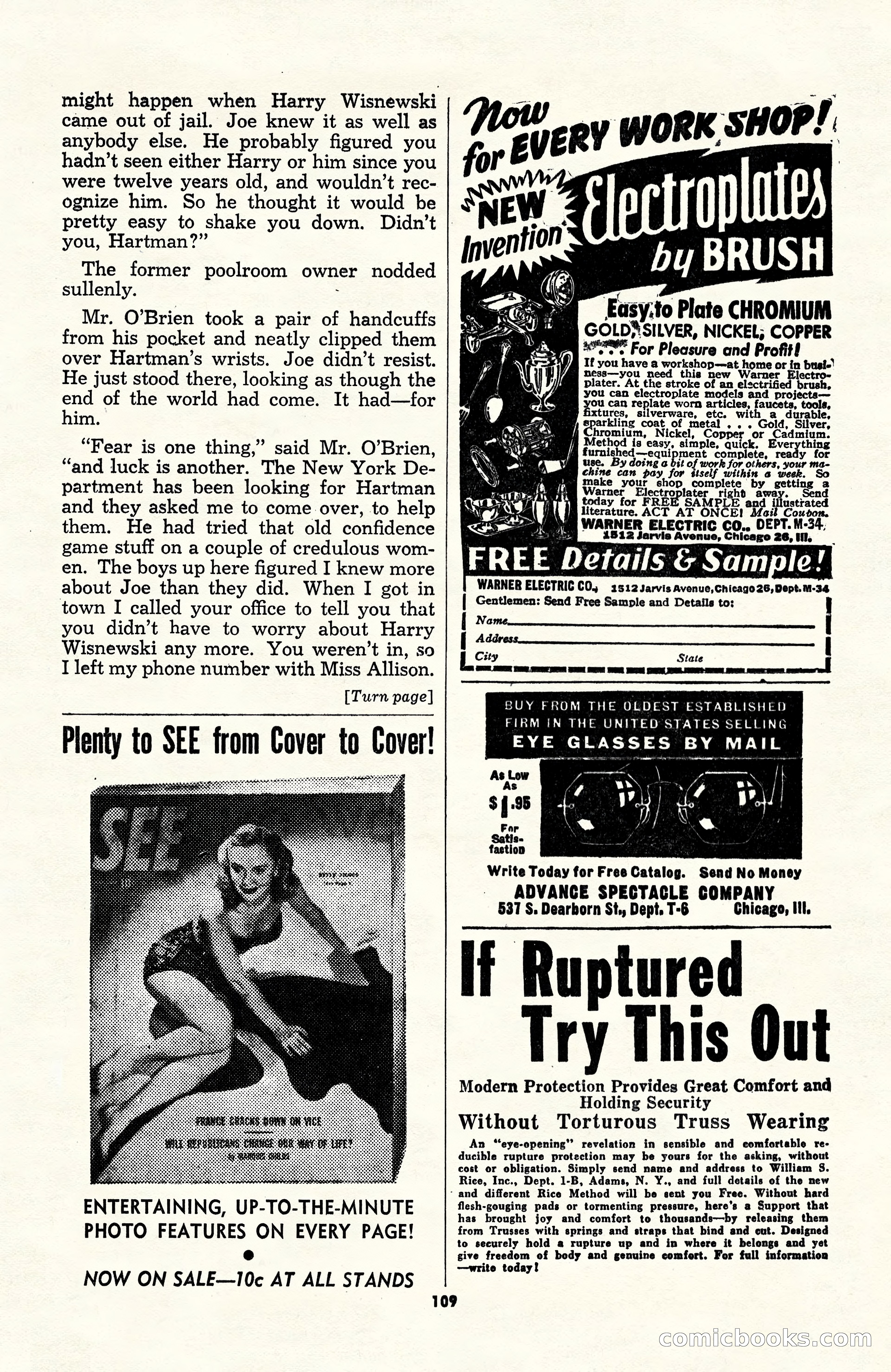 Black Book Detective, June 1947 — page 109 of 116