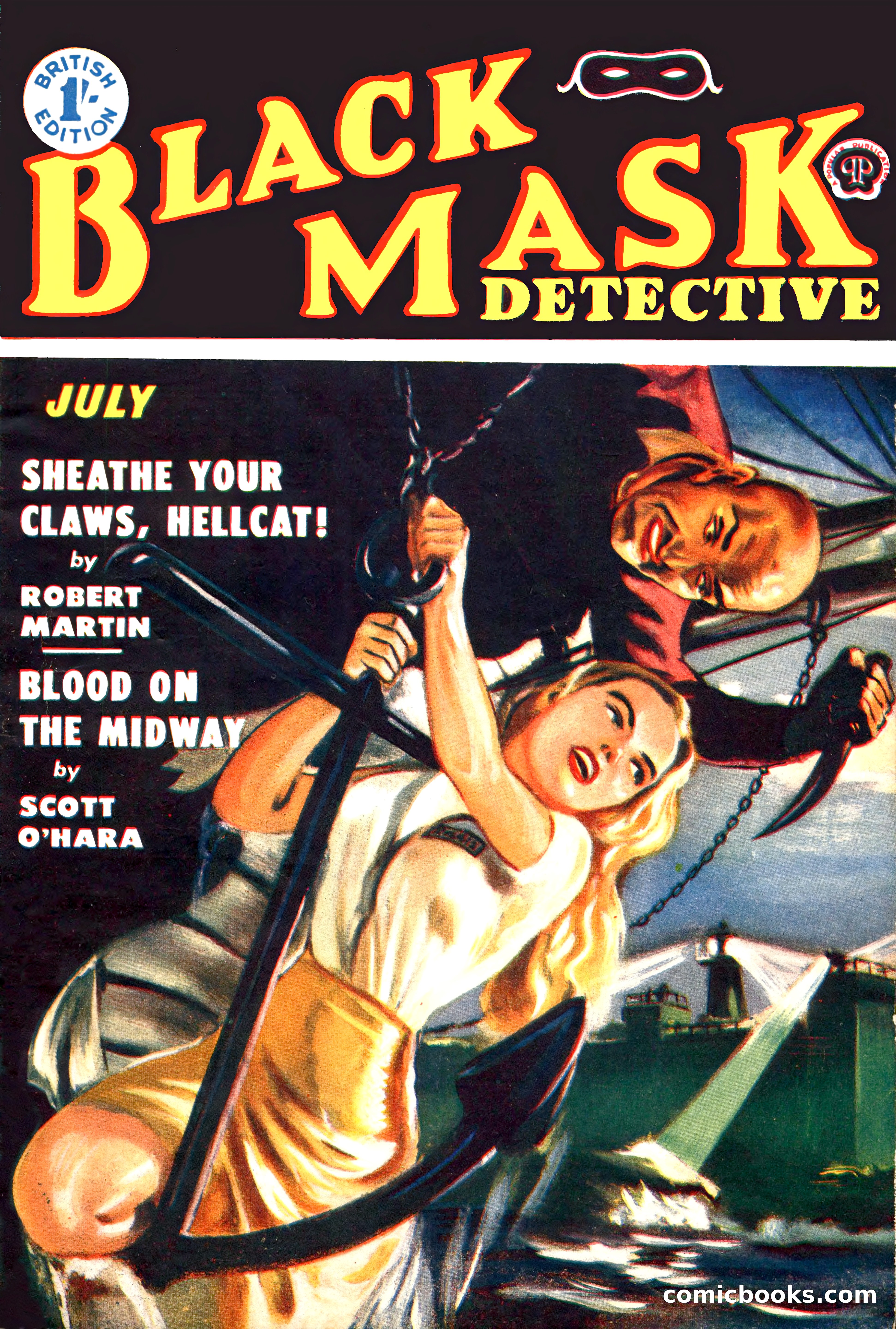Black Mask Detective, July 1952