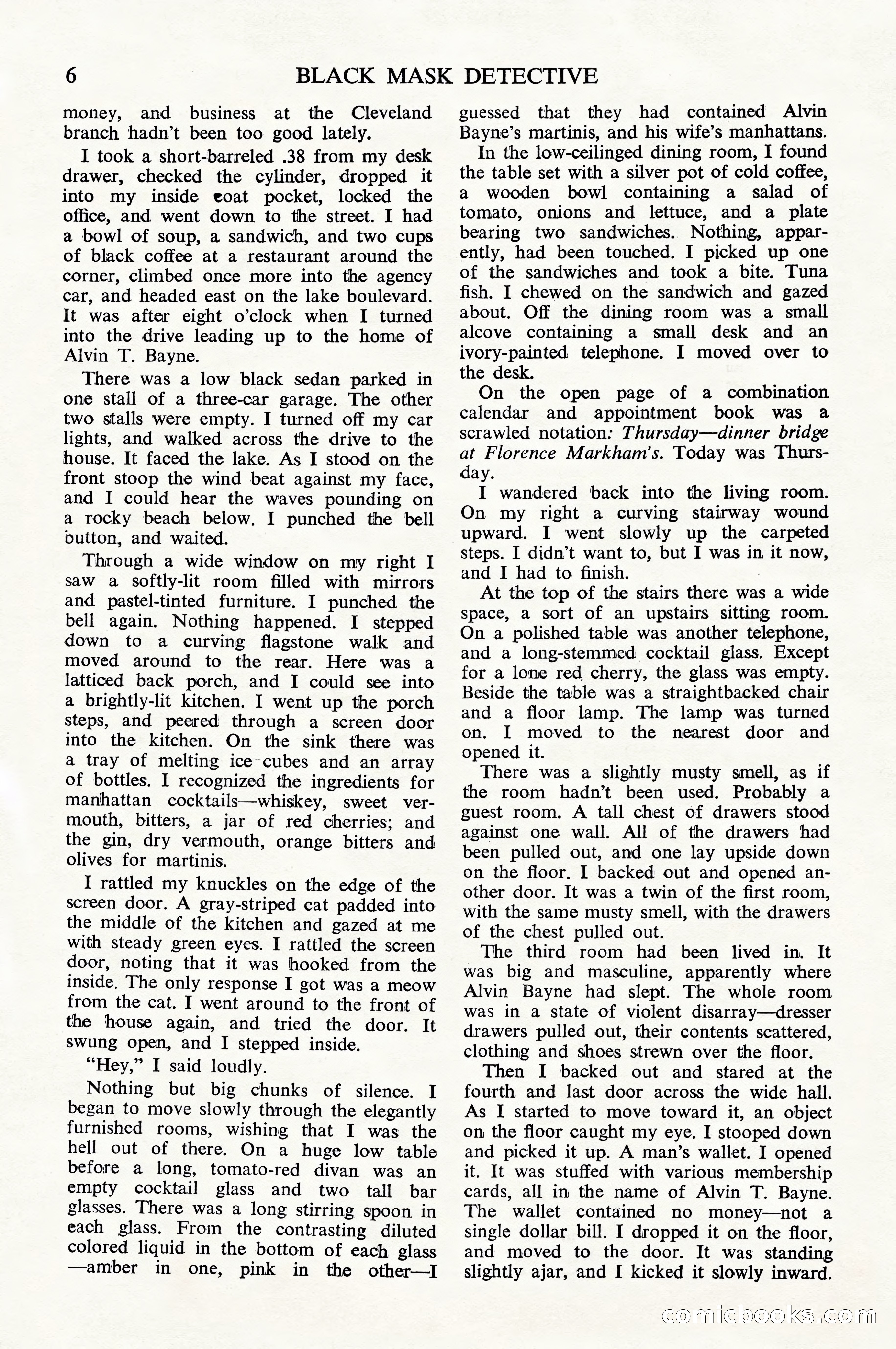 Black Mask Detective, July 1952 — page 8 of 68