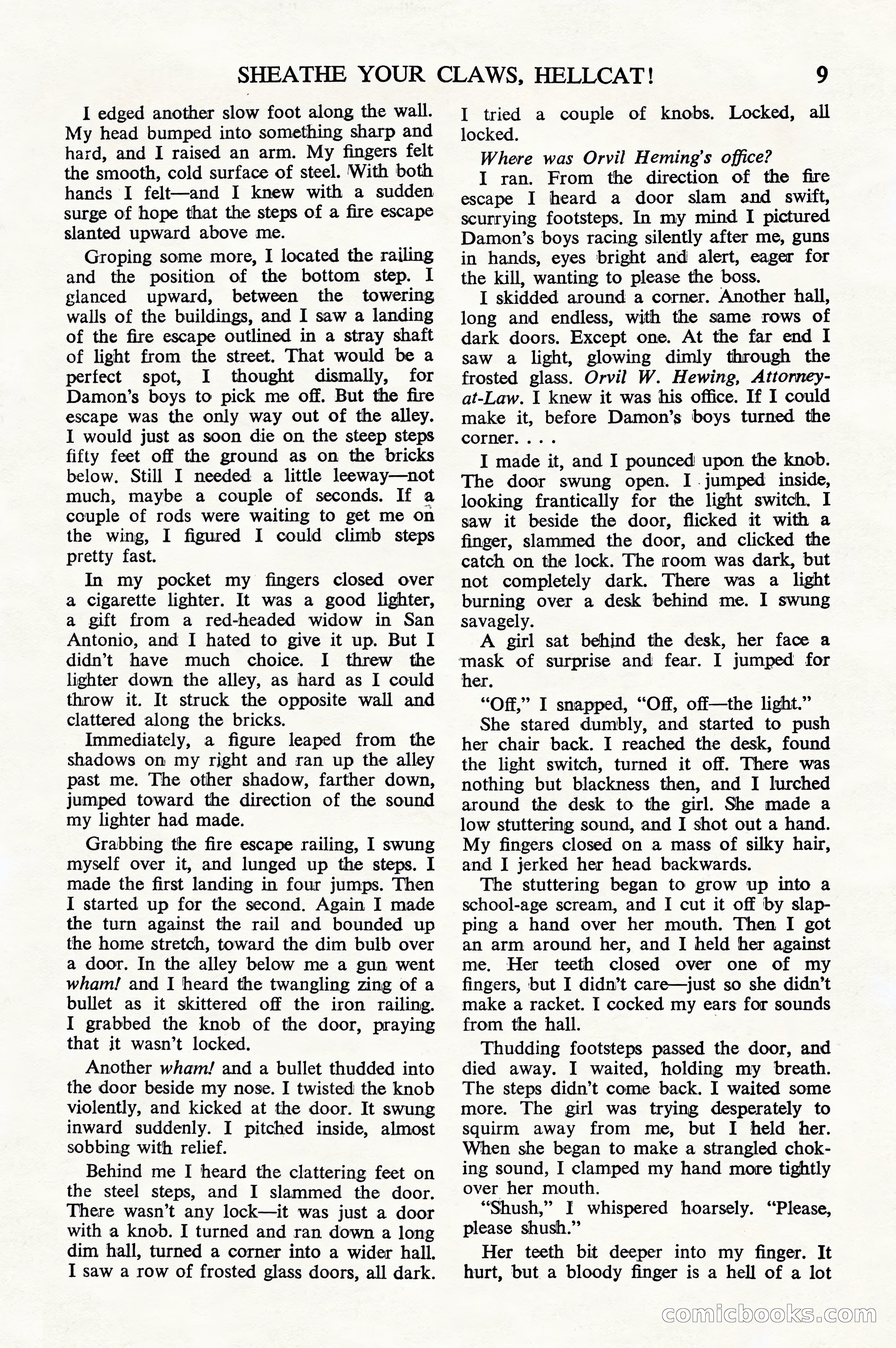 Black Mask Detective, July 1952 — page 11 of 68