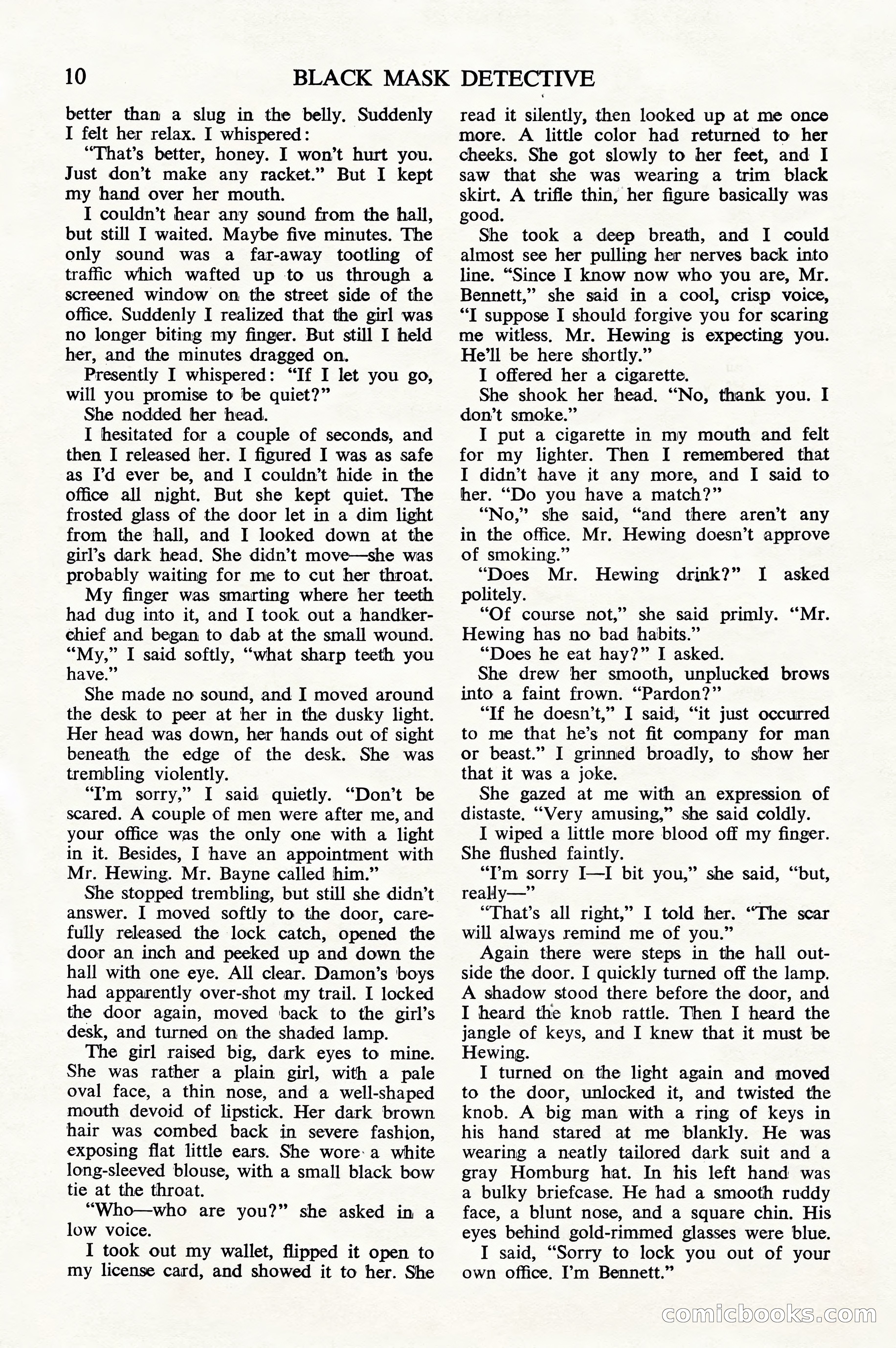 Black Mask Detective, July 1952 — page 12 of 68