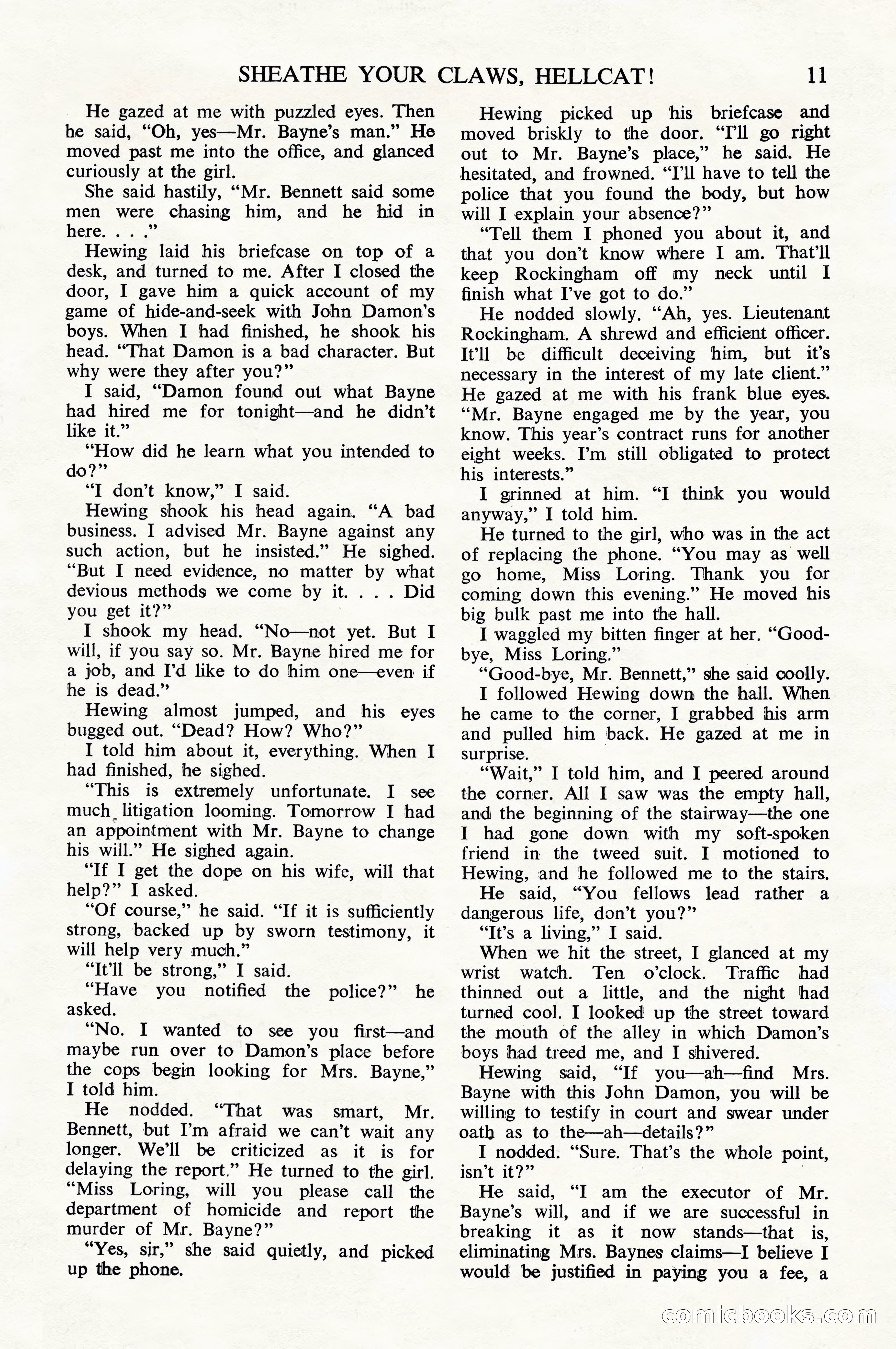 Black Mask Detective, July 1952 — page 13 of 68