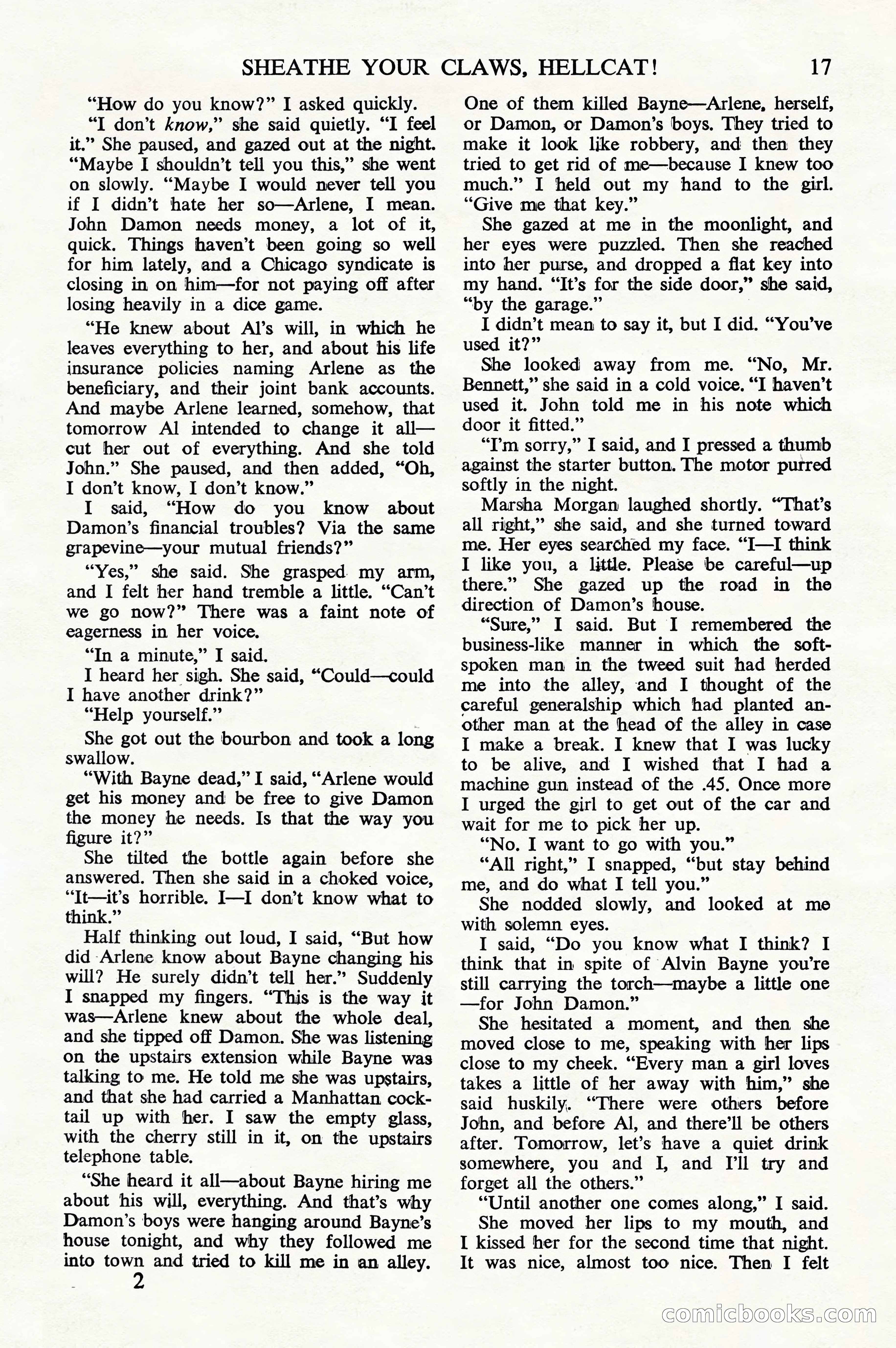 Black Mask Detective, July 1952 — page 19 of 68