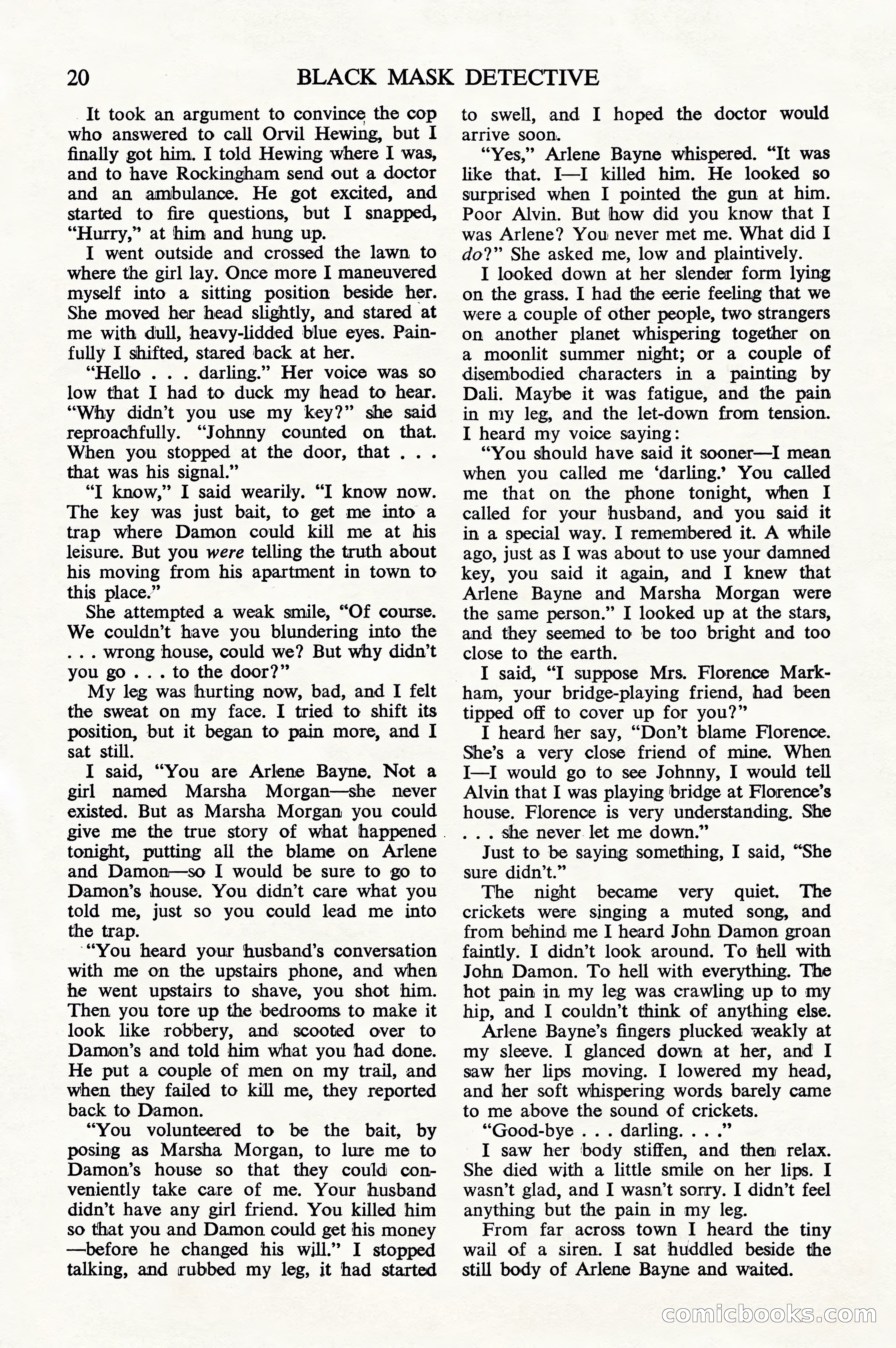 Black Mask Detective, July 1952 — page 22 of 68