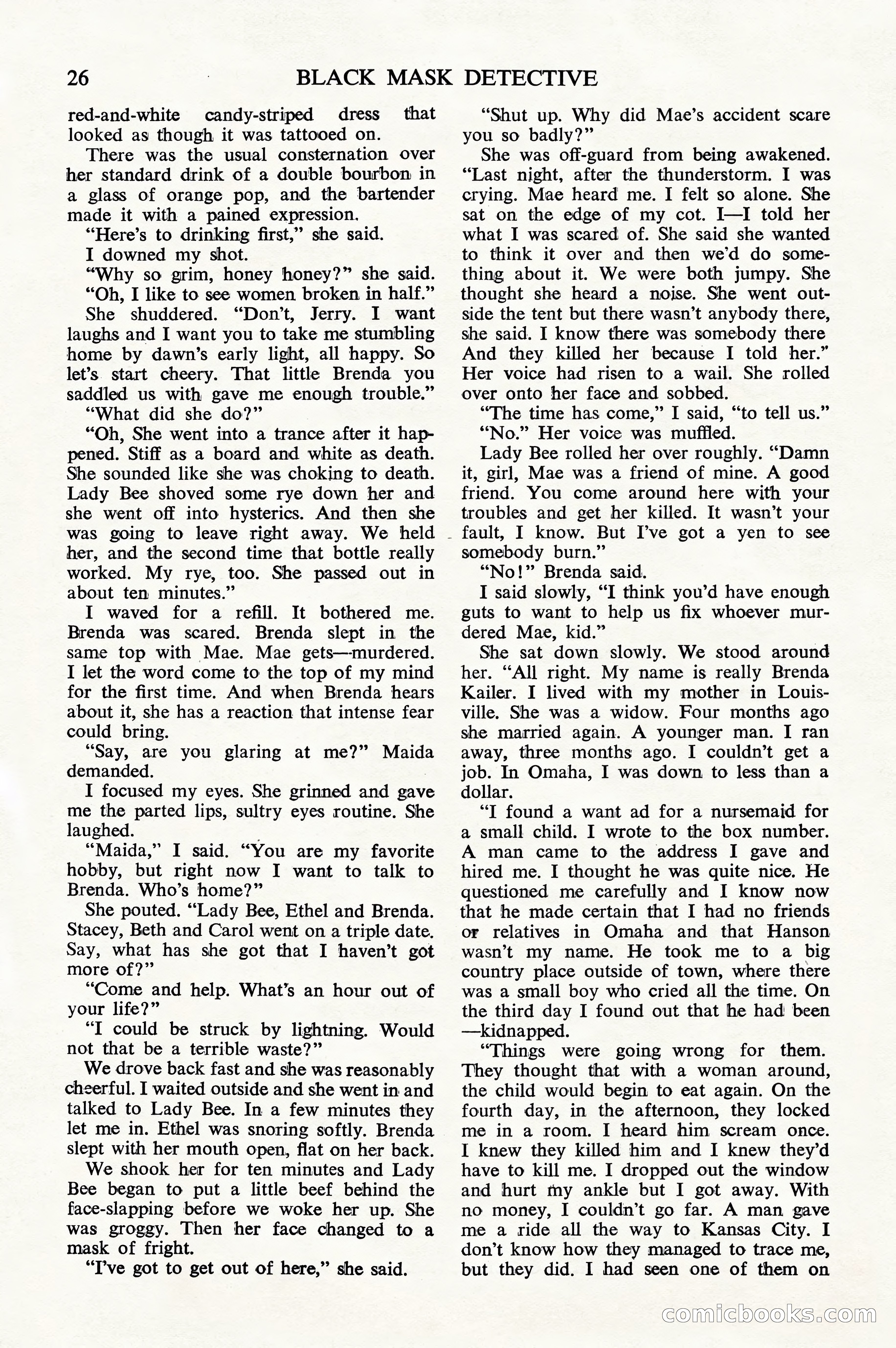 Black Mask Detective, July 1952 — page 28 of 68