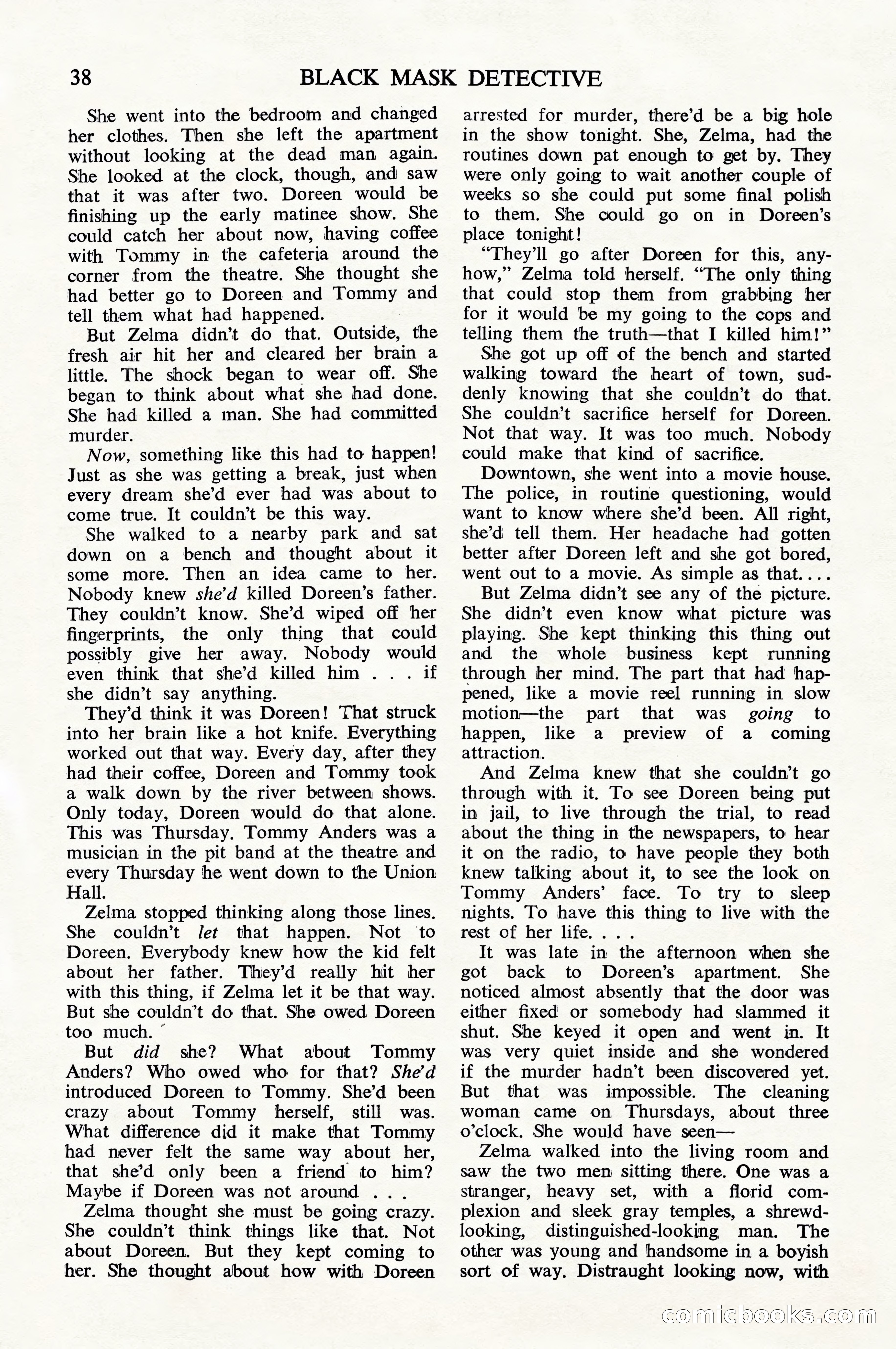 Black Mask Detective, July 1952 — page 40 of 68