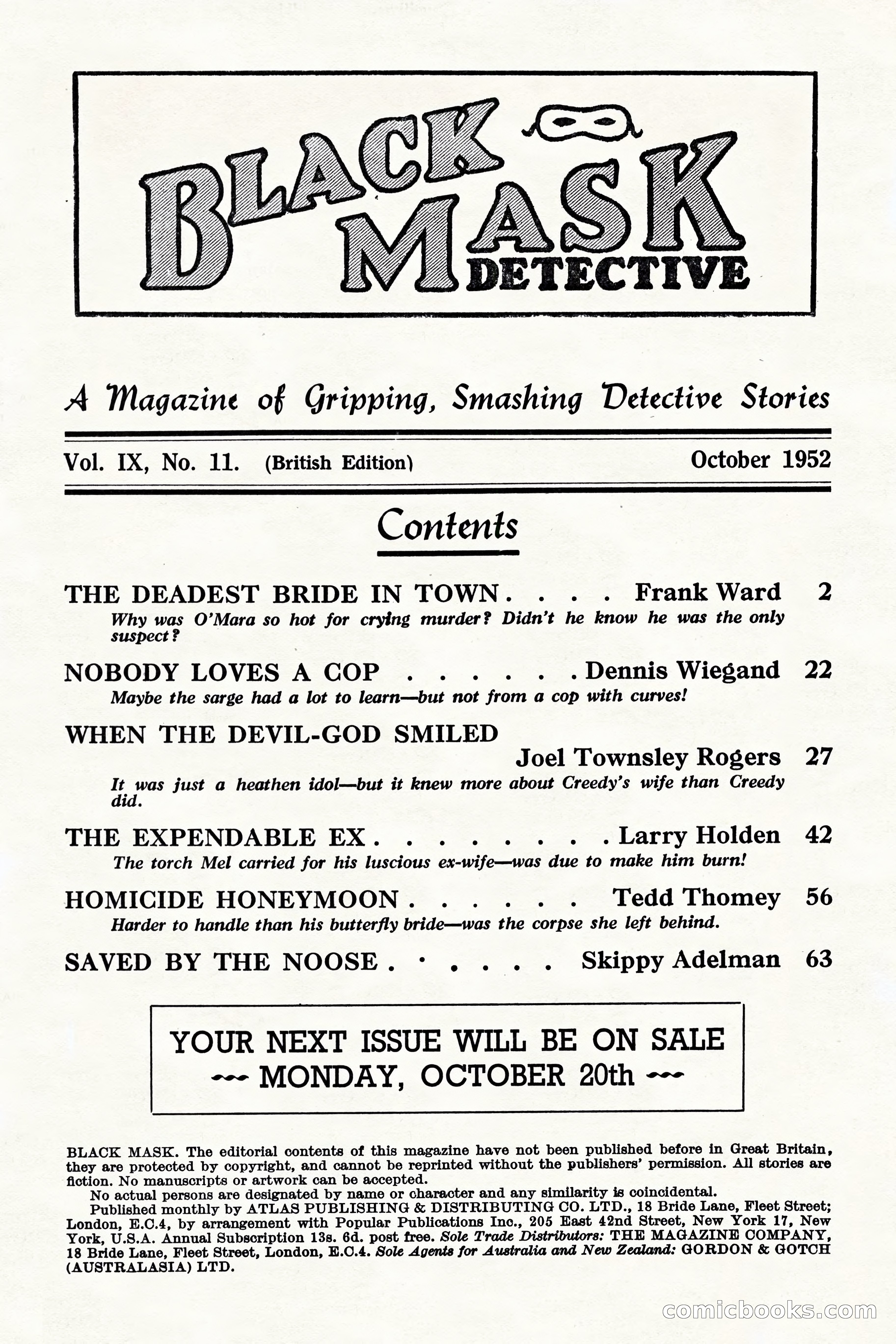 Black Mask Detective (UK) — page 3 of 68