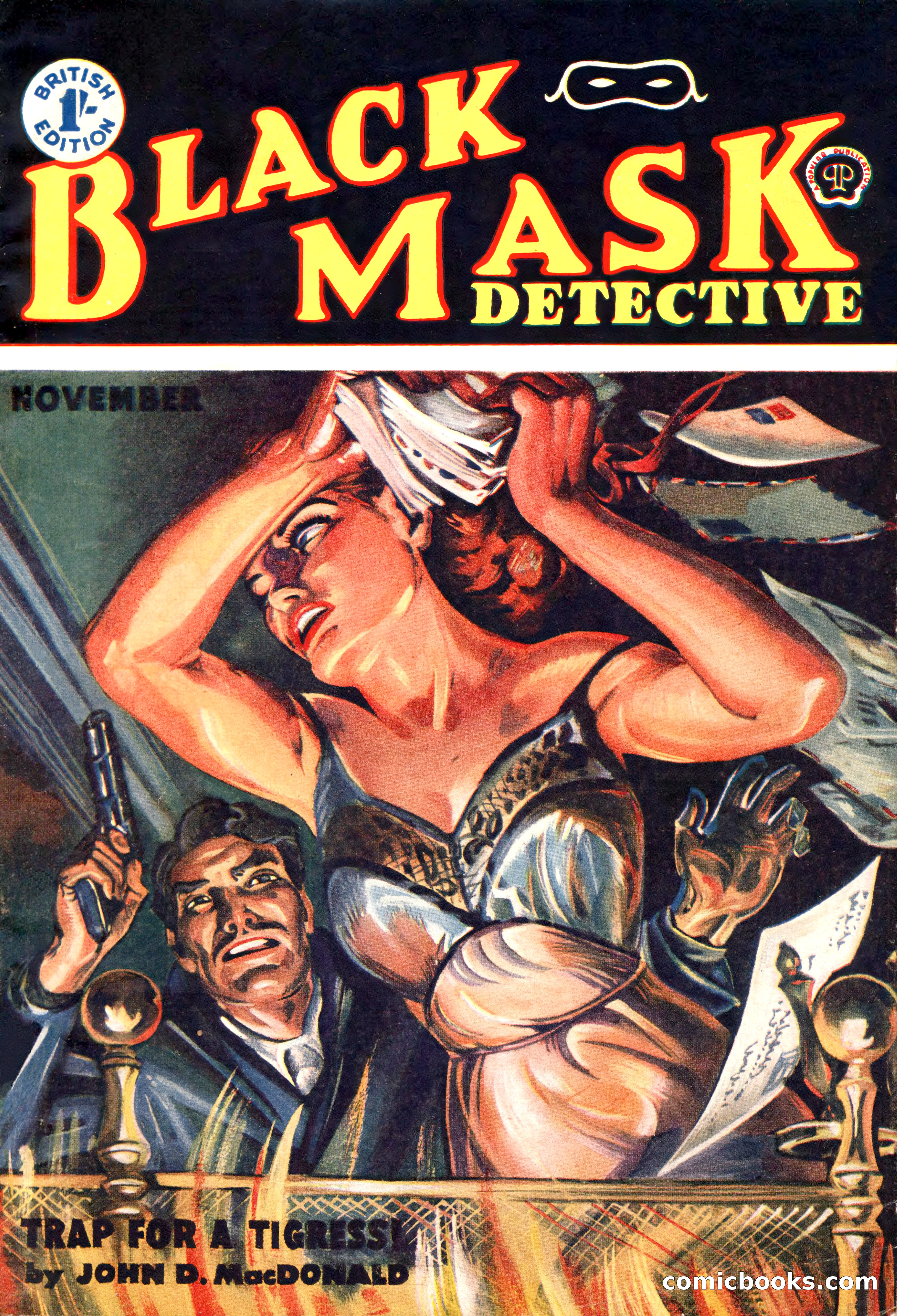 Black Mask Detective, November 1952 (British Edition) — page 1 of 68