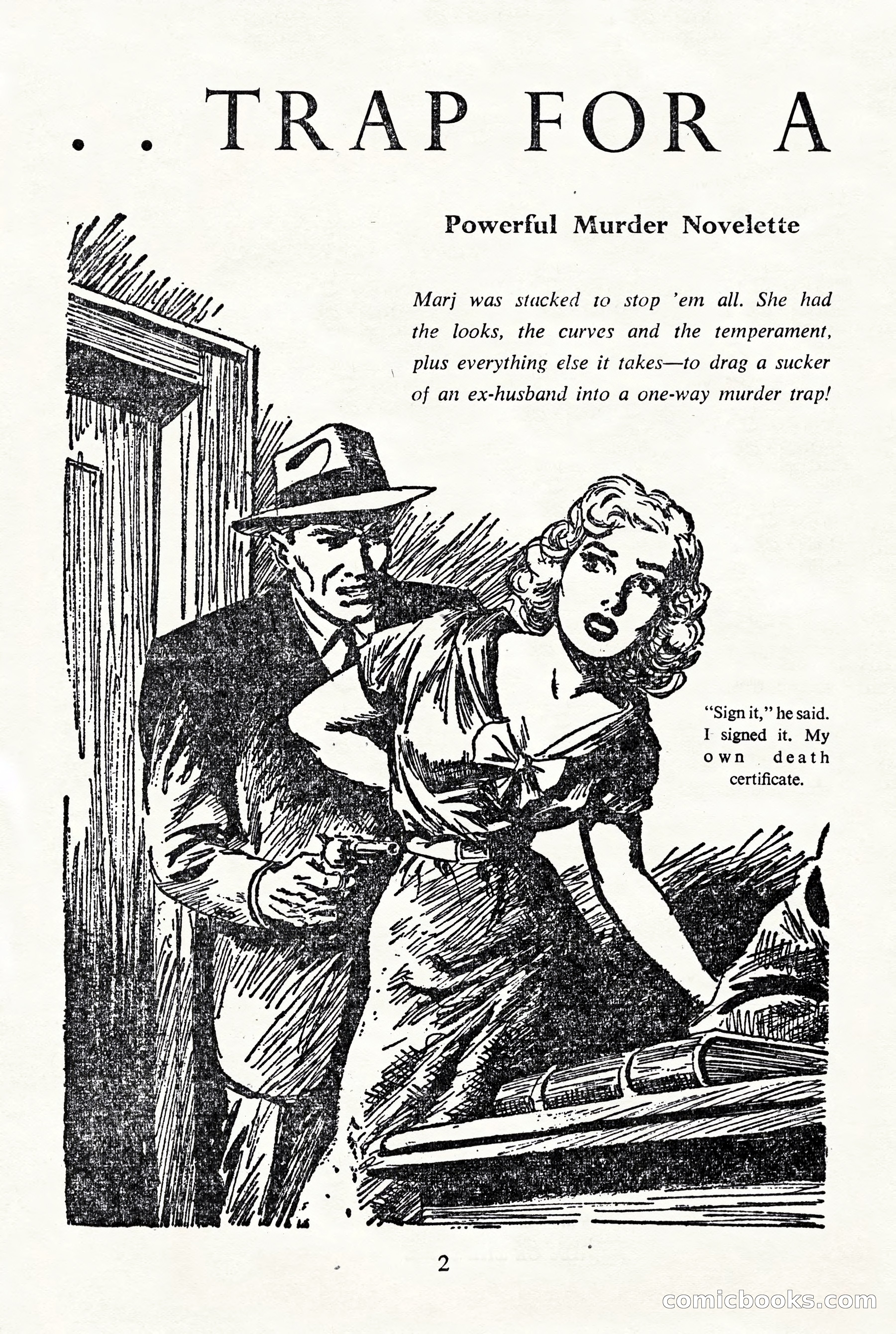 Black Mask Detective, November 1952 (British Edition) — page 4 of 68