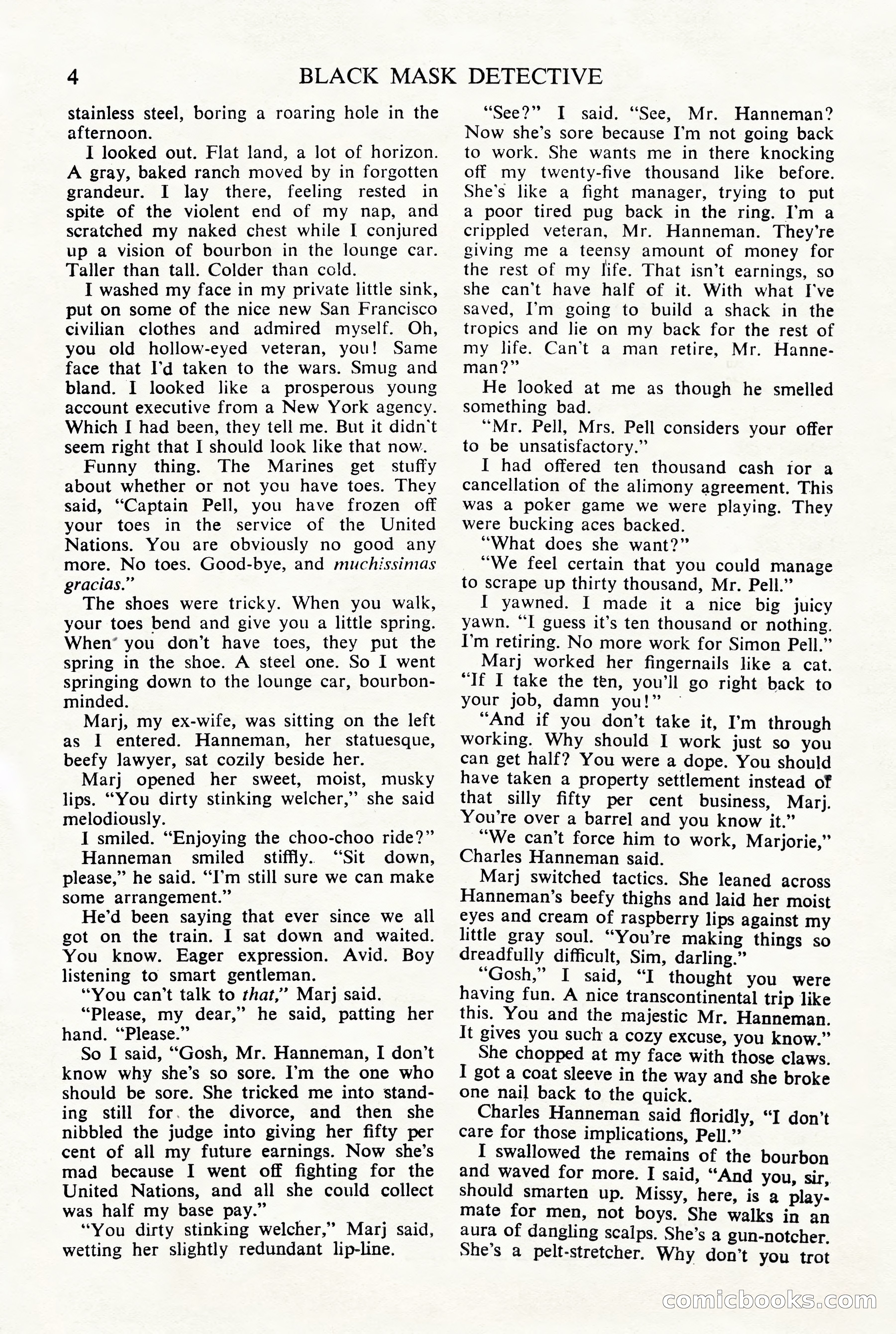 Black Mask Detective, November 1952 (British Edition) — page 6 of 68