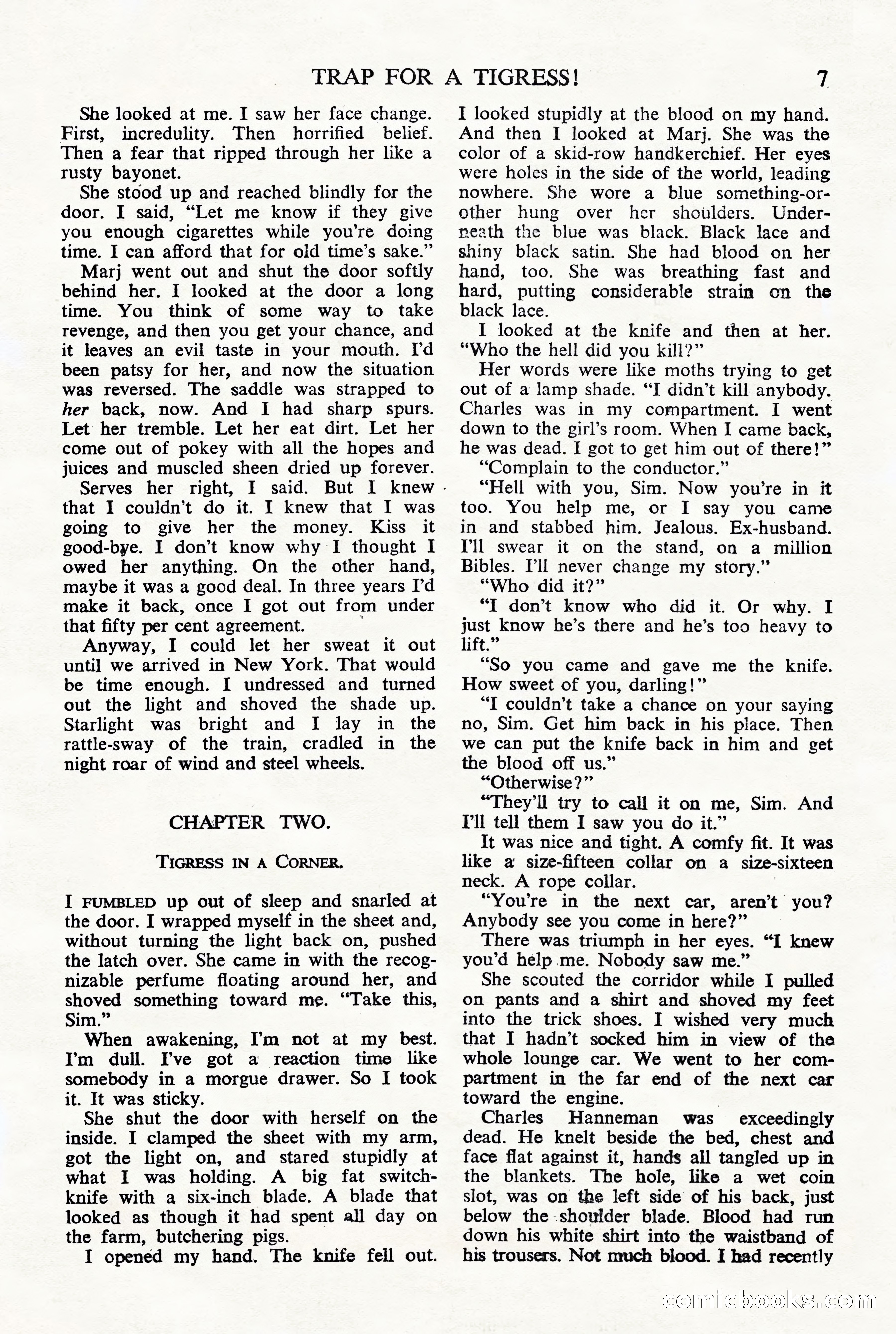 Black Mask Detective, November 1952 (British Edition) — page 9 of 68