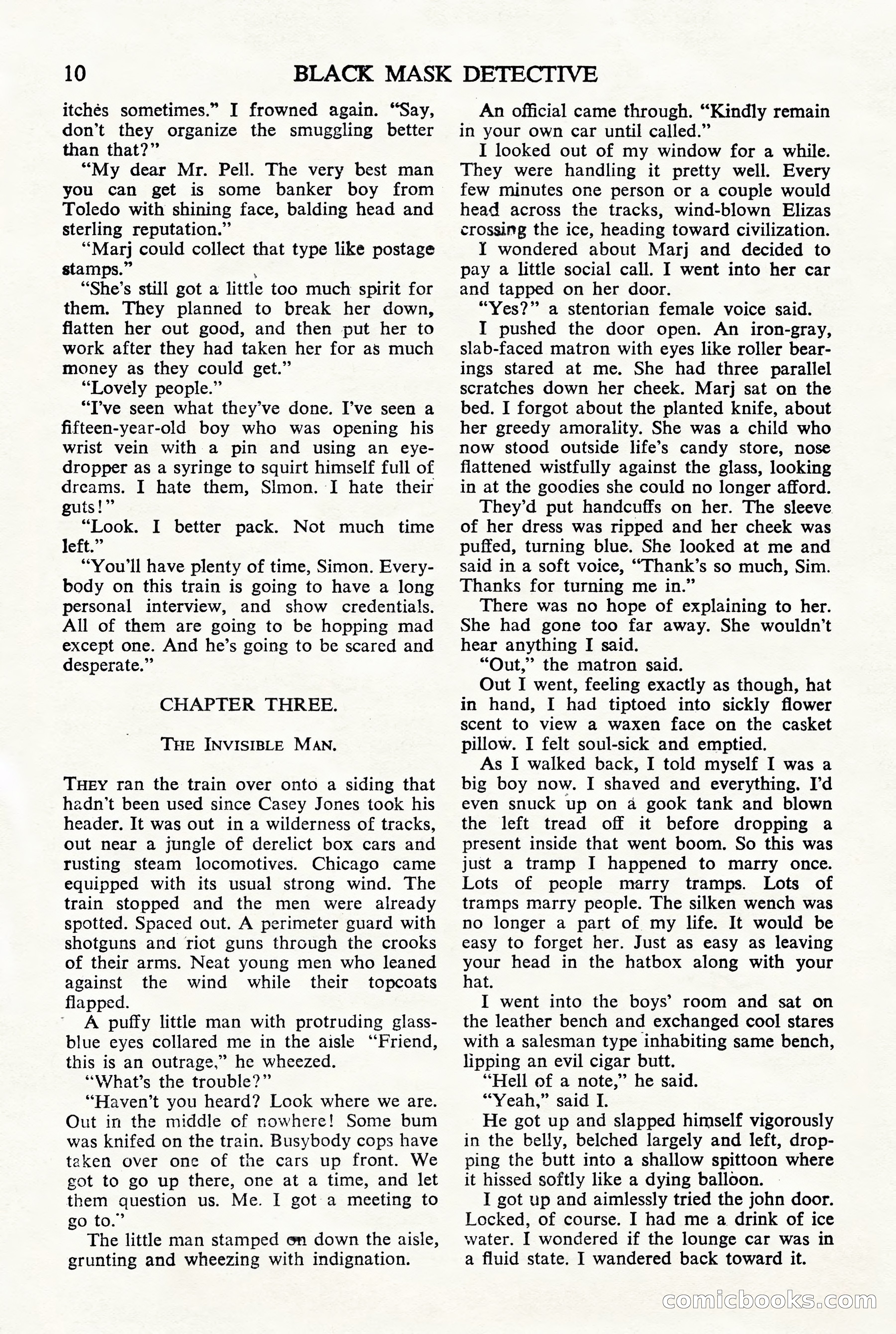 Black Mask Detective, November 1952 (British Edition) — page 12 of 68