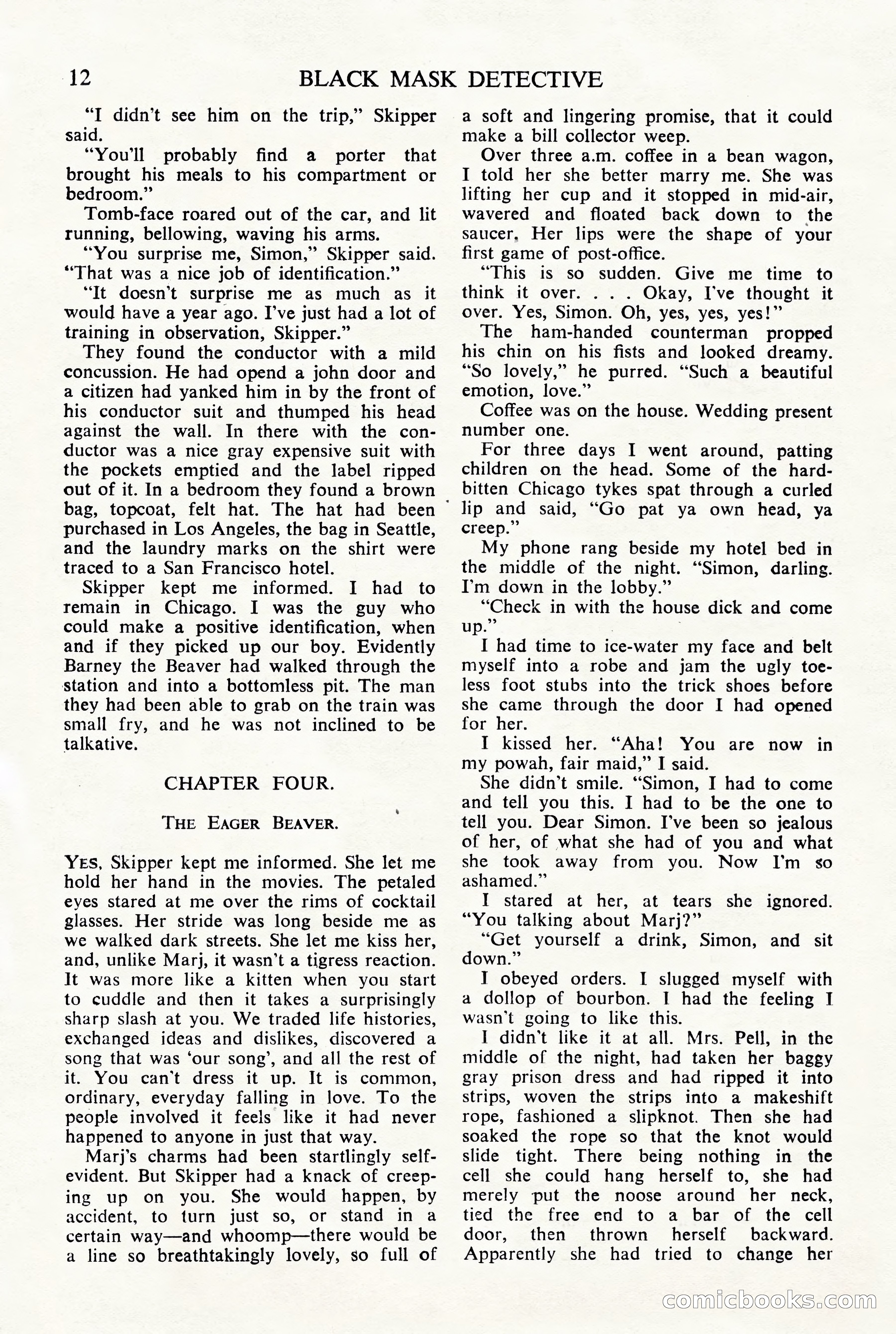 Black Mask Detective, November 1952 (British Edition) — page 14 of 68