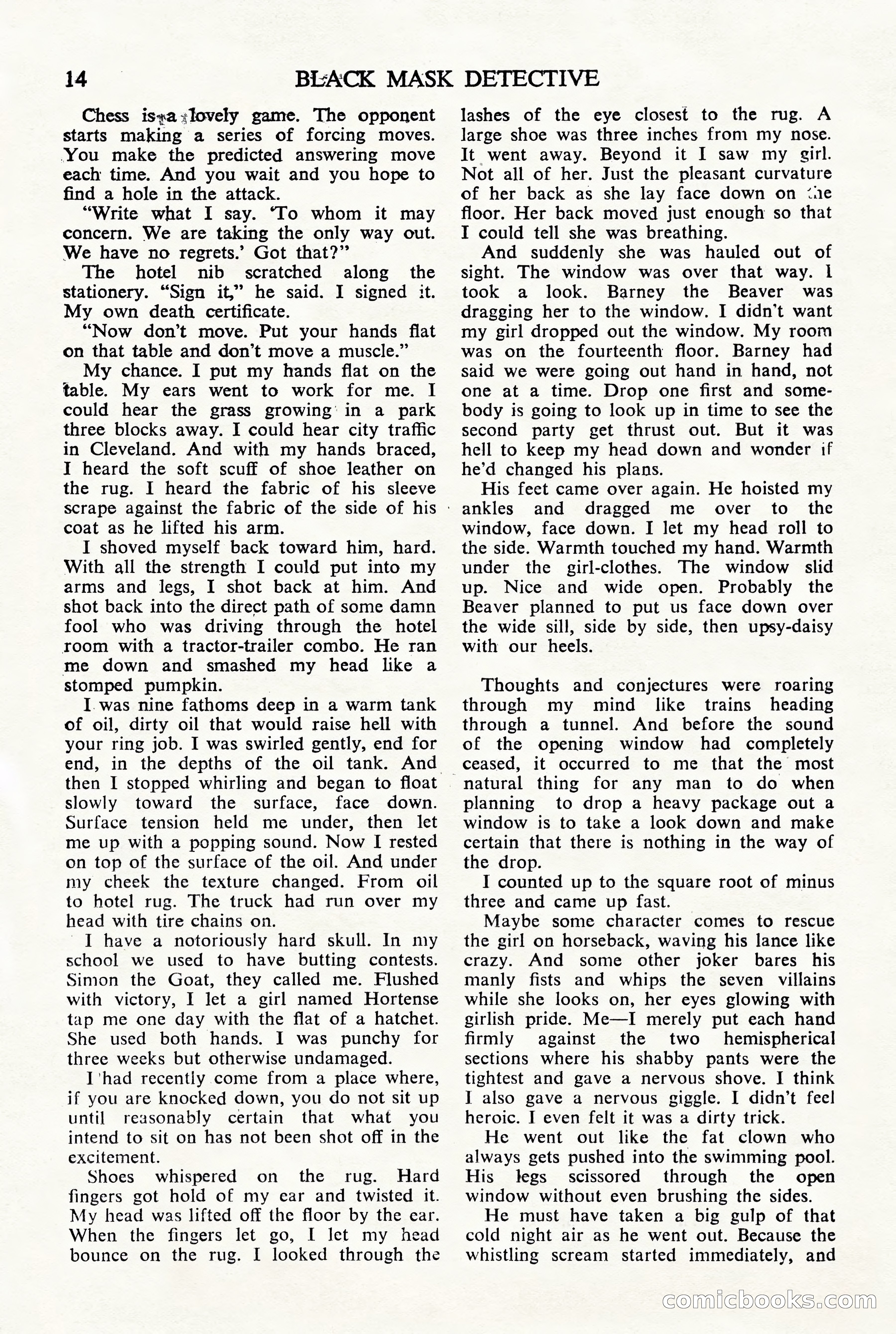 Black Mask Detective, November 1952 (British Edition) — page 16 of 68