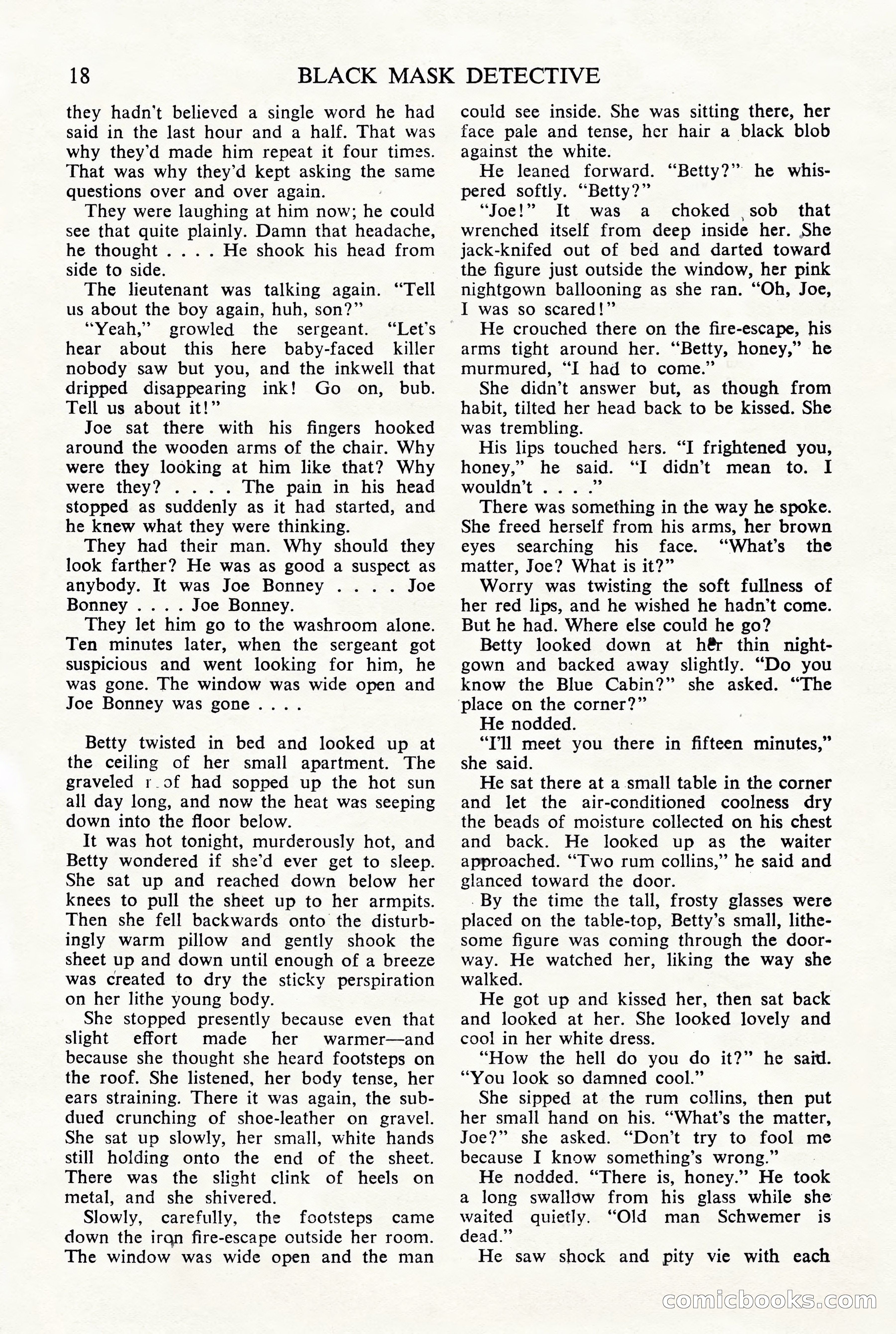 Black Mask Detective, November 1952 (British Edition) — page 20 of 68
