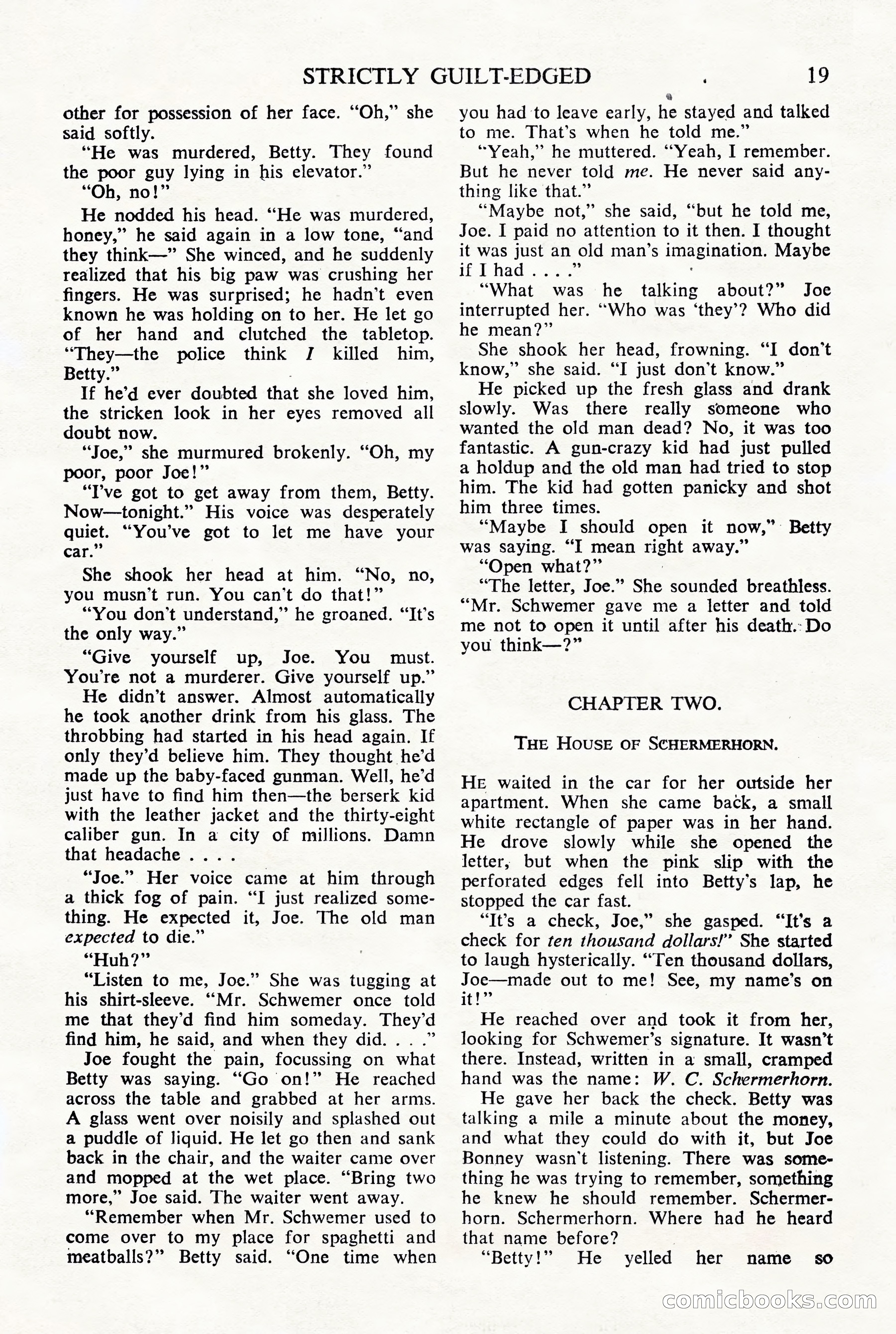 Black Mask Detective, November 1952 (British Edition) — page 21 of 68