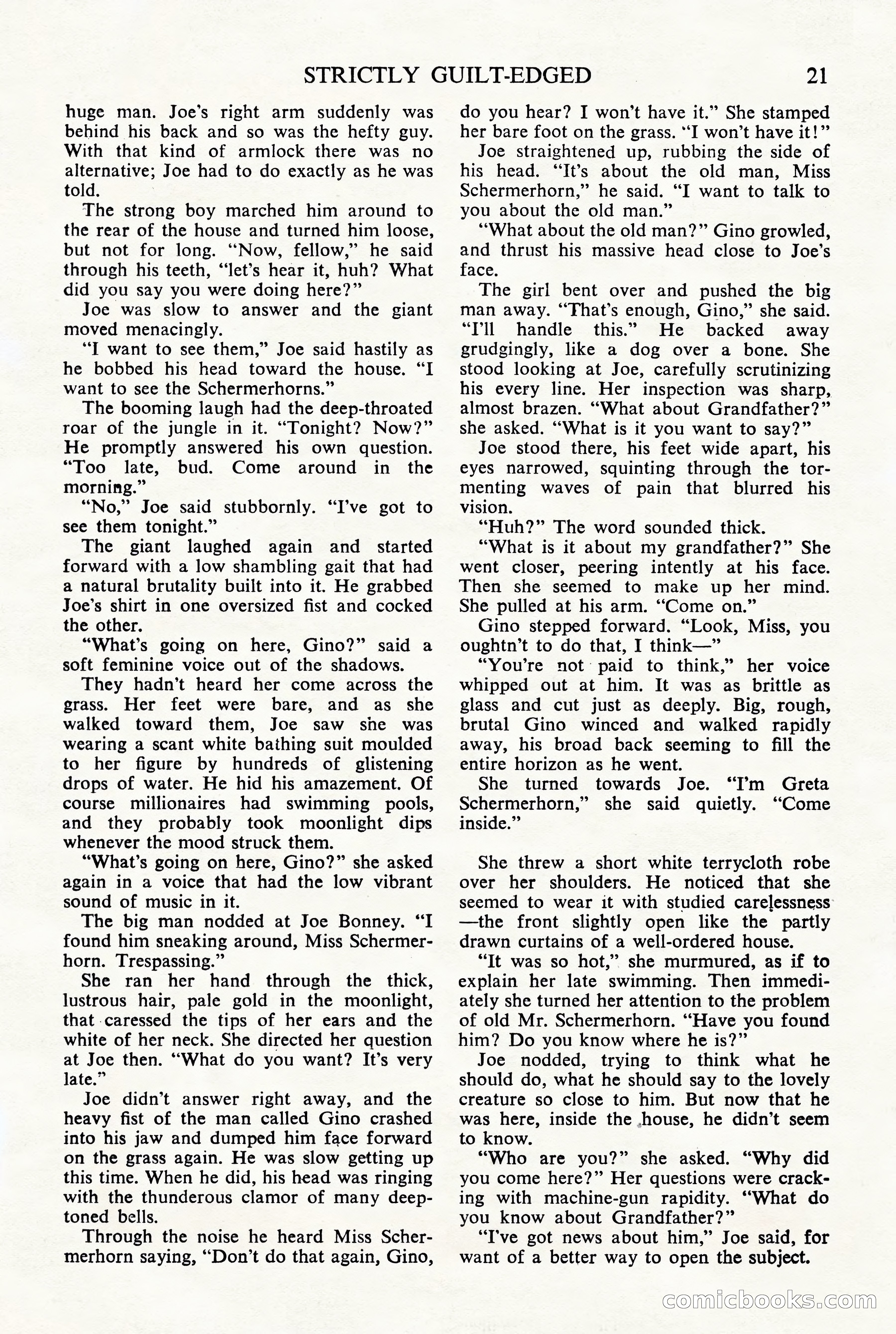 Black Mask Detective, November 1952 (British Edition) — page 23 of 68