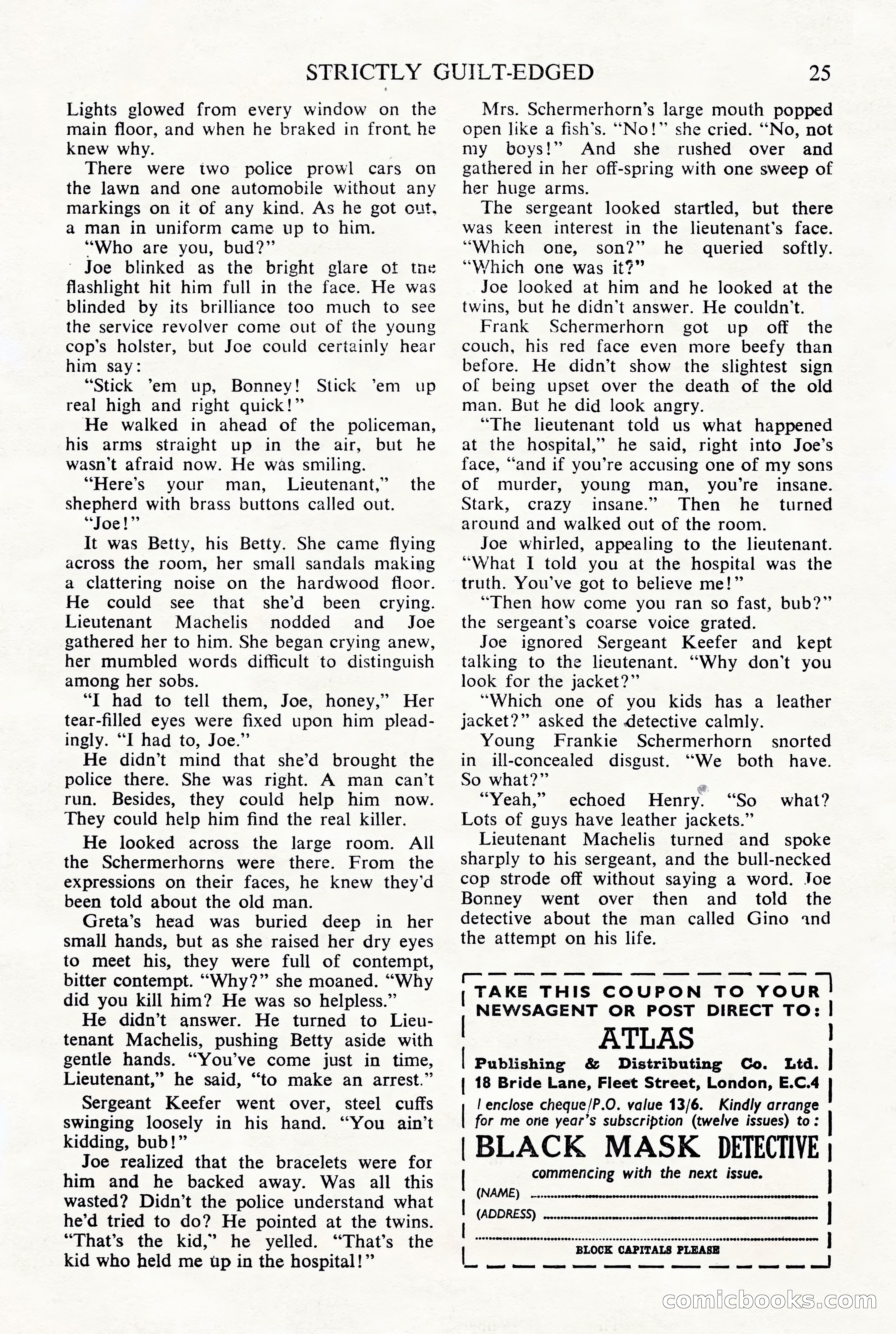 Black Mask Detective, November 1952 (British Edition) — page 27 of 68