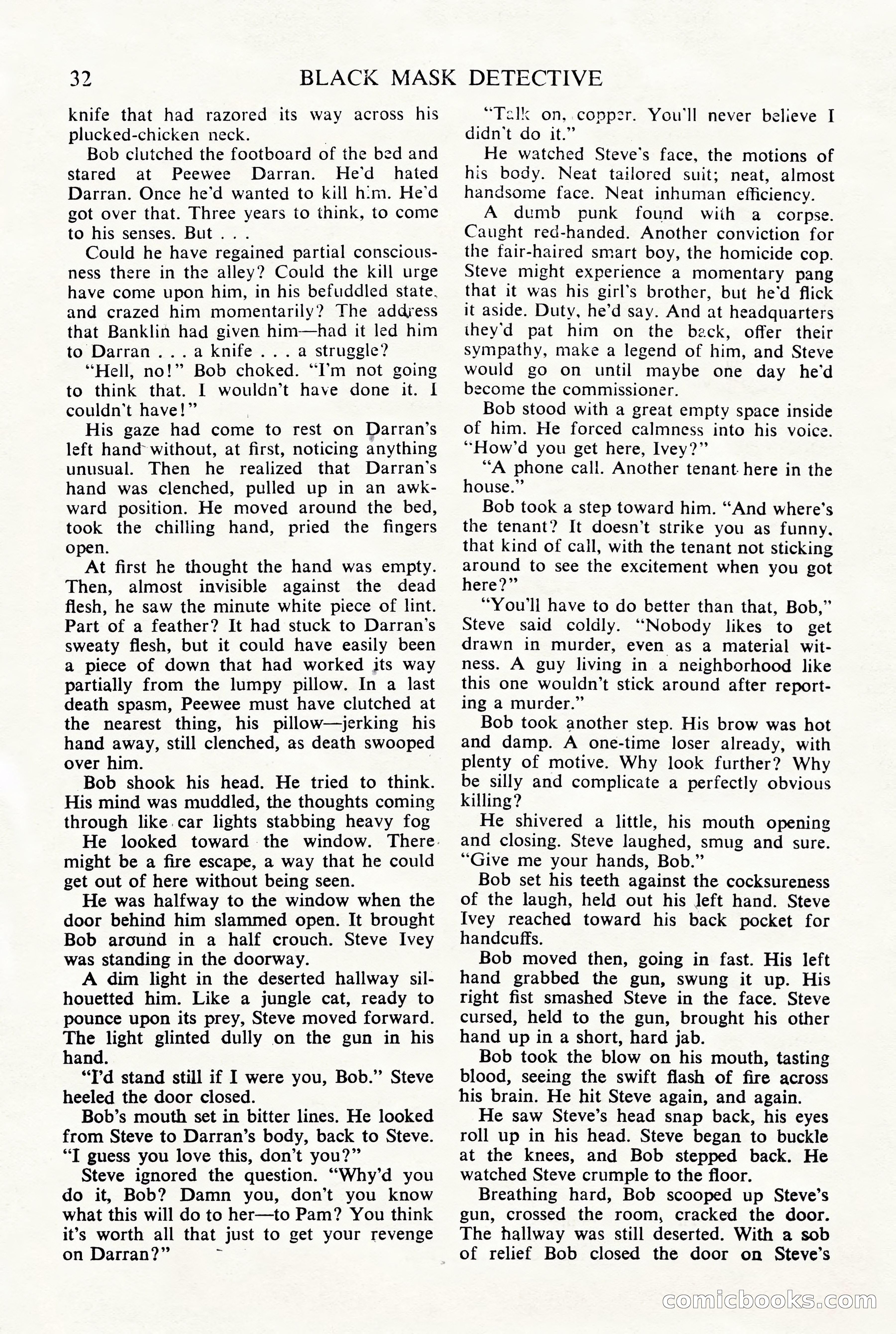 Black Mask Detective, November 1952 (British Edition) — page 34 of 68