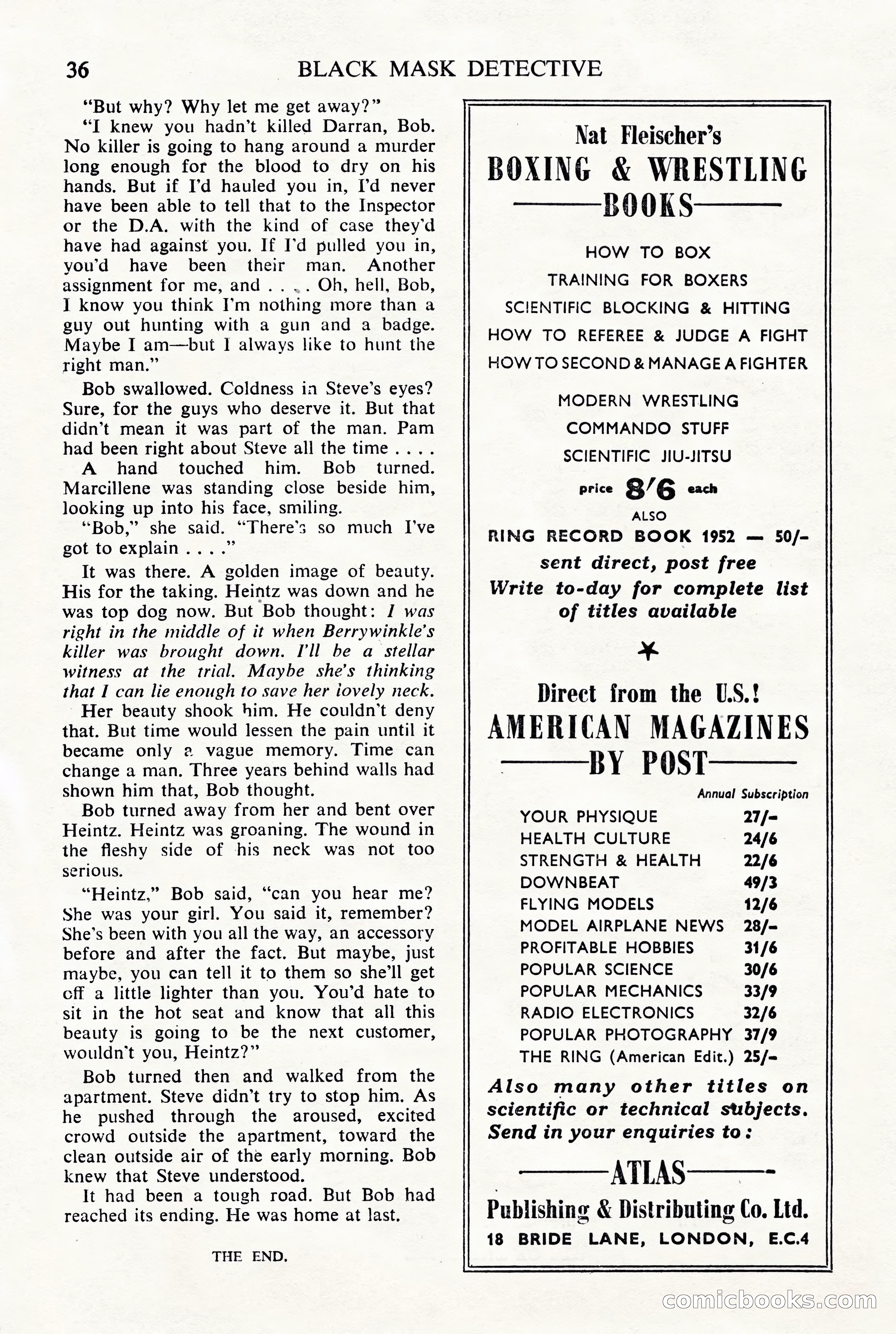 Black Mask Detective, November 1952 (British Edition) — page 38 of 68