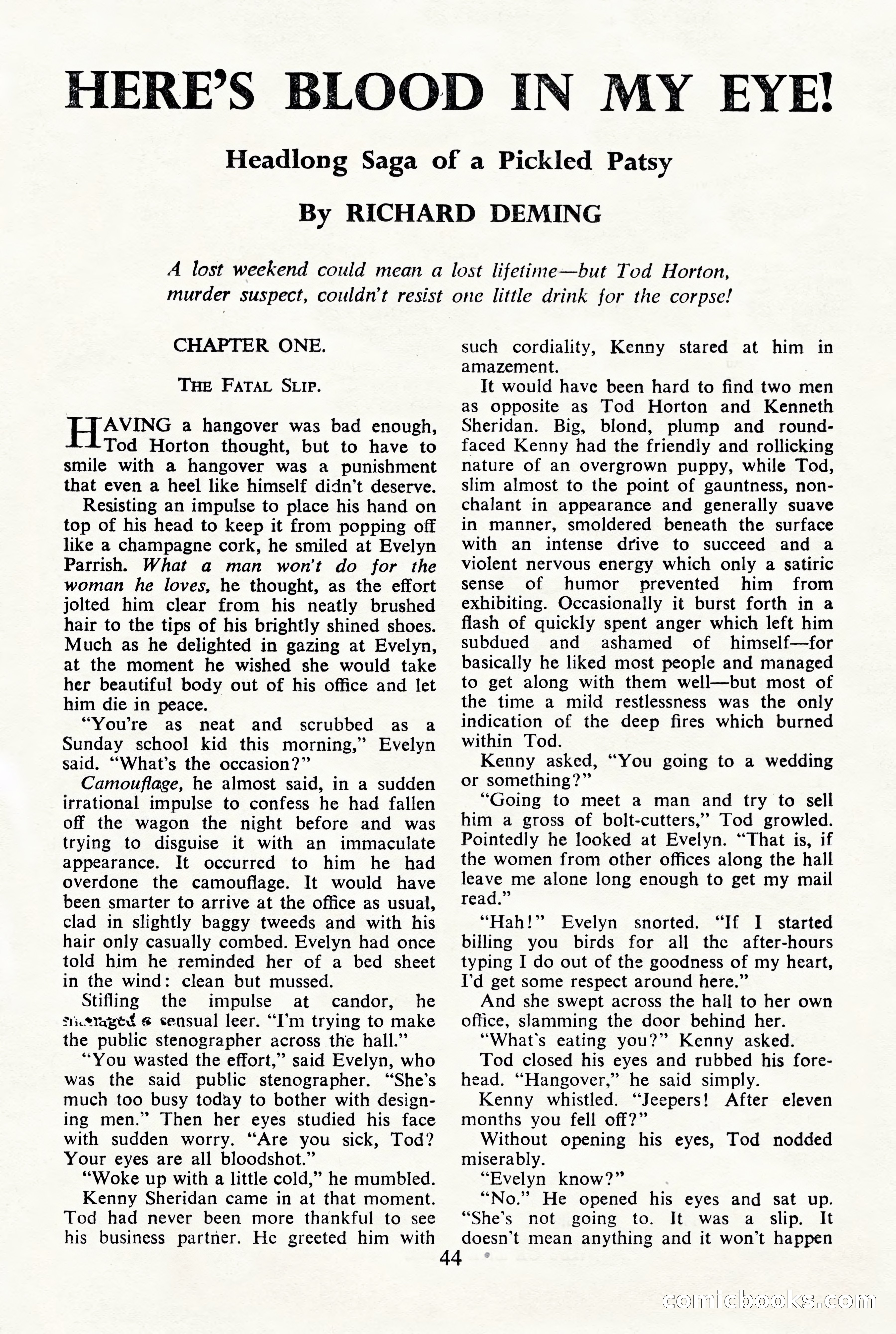 Black Mask Detective, November 1952 (British Edition) — page 46 of 68